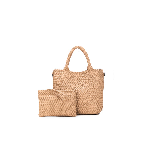 Natalia Hot Pink 2 Piece Handbag Set