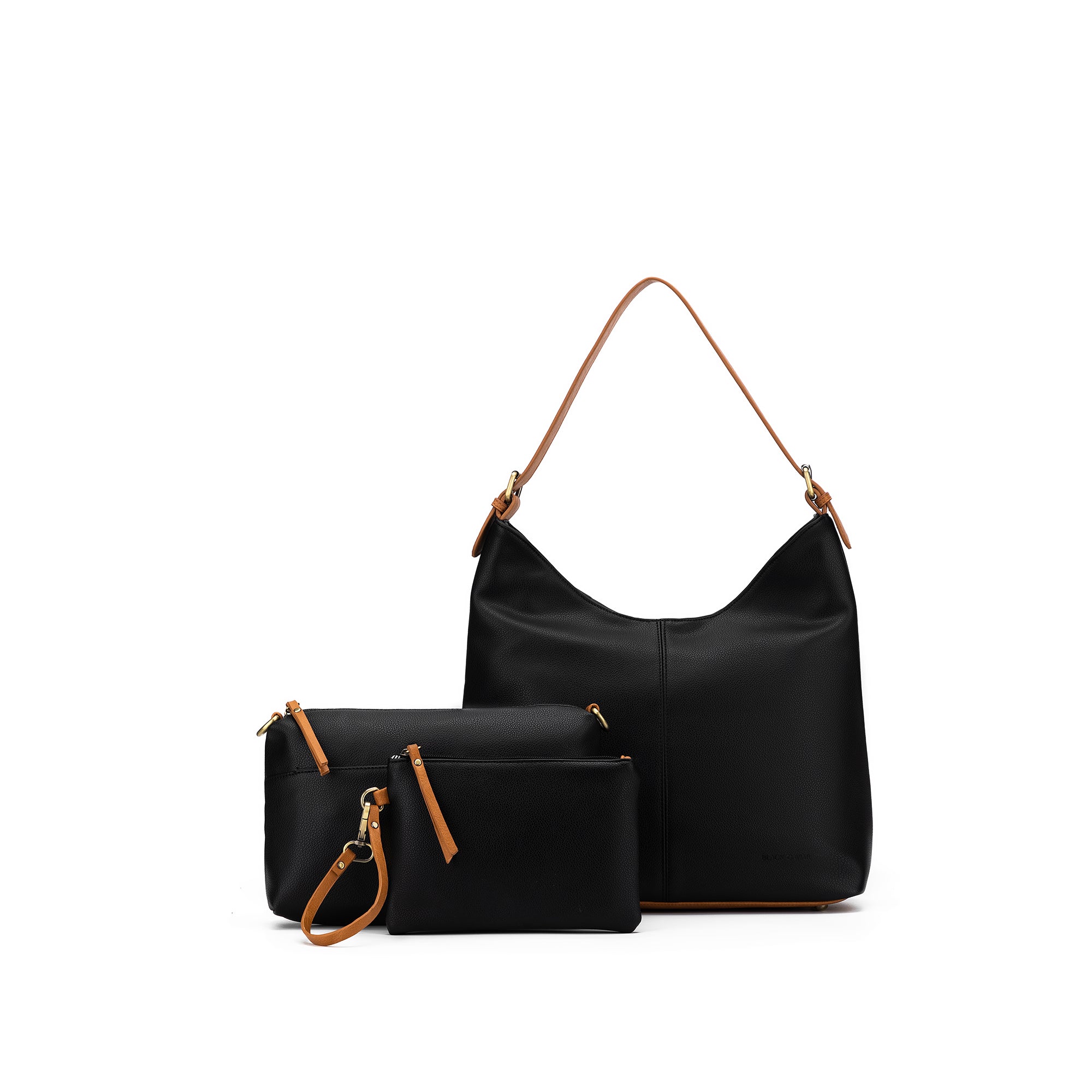 Blair Black 3 Piece Handbag Set