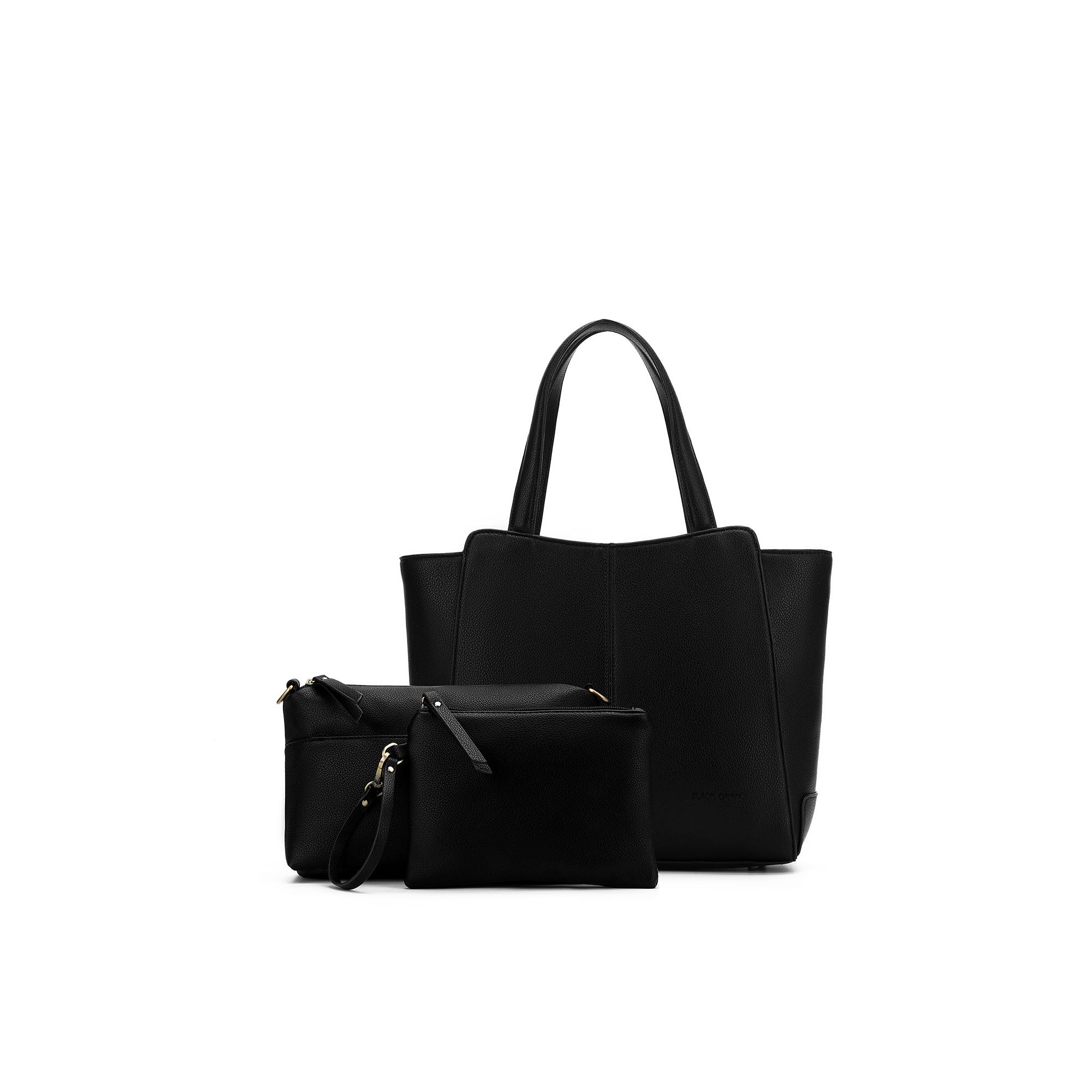 Penelope Black 3 Piece Handbag Set