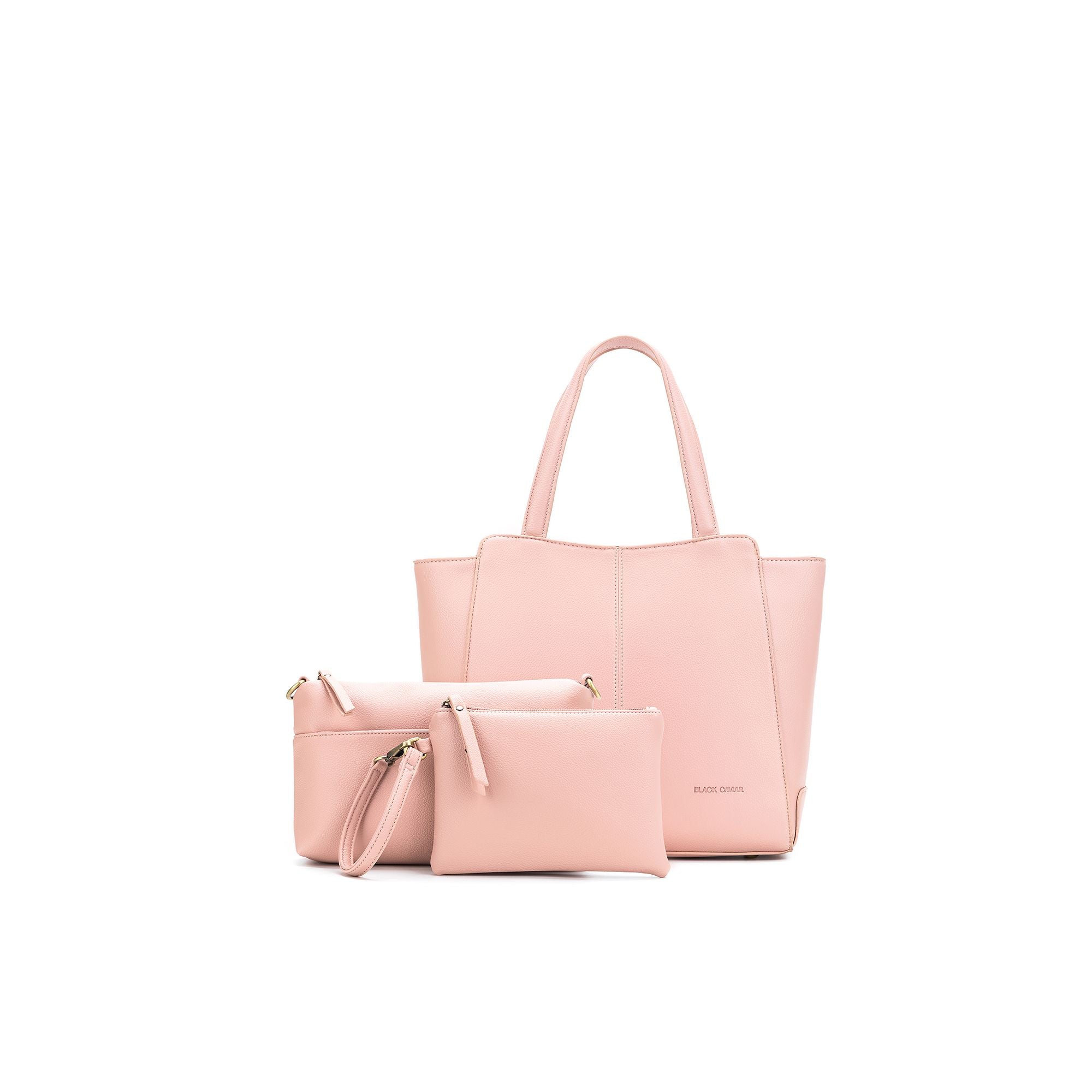 Penelope Light Pink 3 Piece Handbag Set