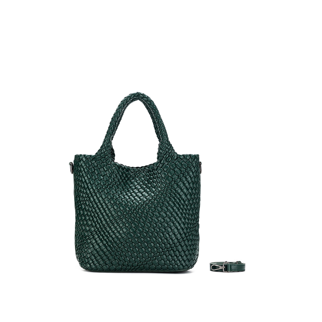 Amali Deep Green 2 Piece Handbag set