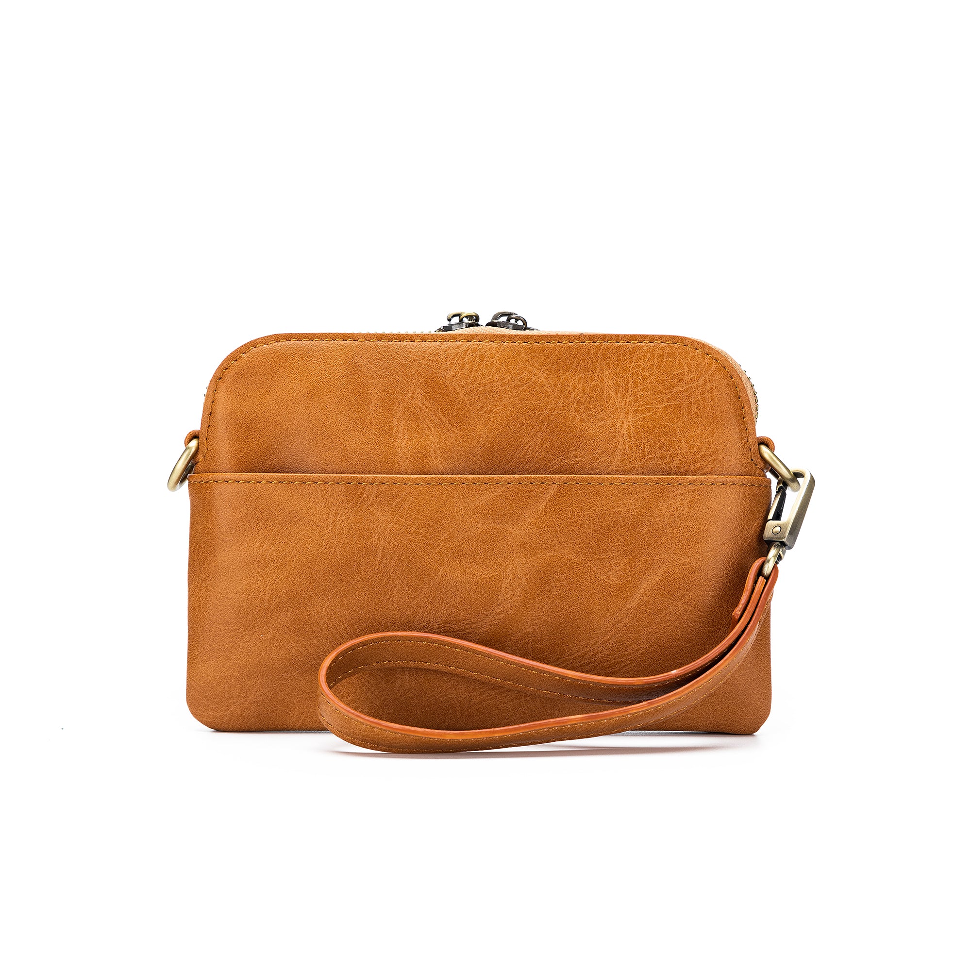 Harper Tan Mini Crossbody