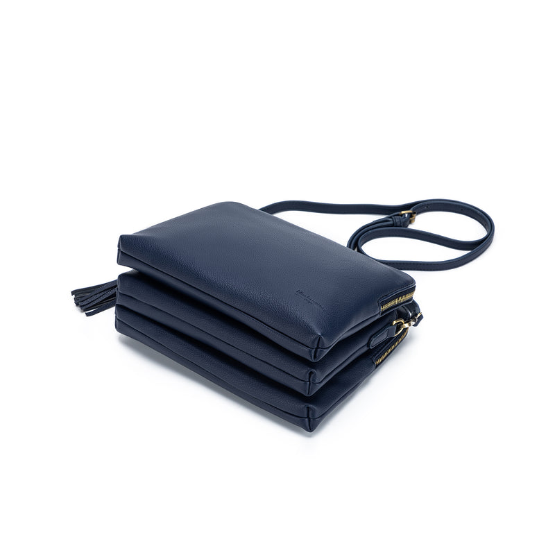 100% Recycled RPET Eco-Friendly Custom Plain Color Navy Blue Black Compact Crossbody  Purse Waist Shoulder Hand Bag - China Purses and Purses and Handbags price  | Made-in-China.com