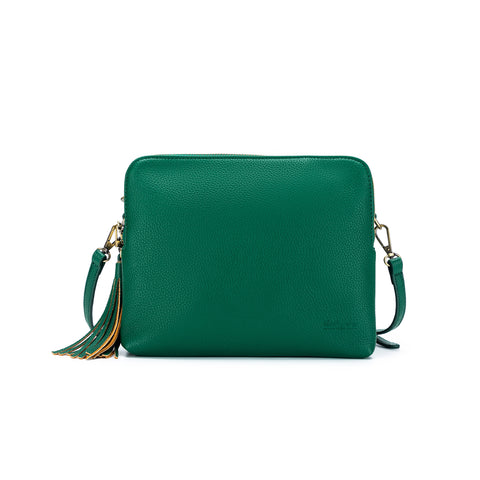 Carolyn Dark Green 3 Piece Handbag Set