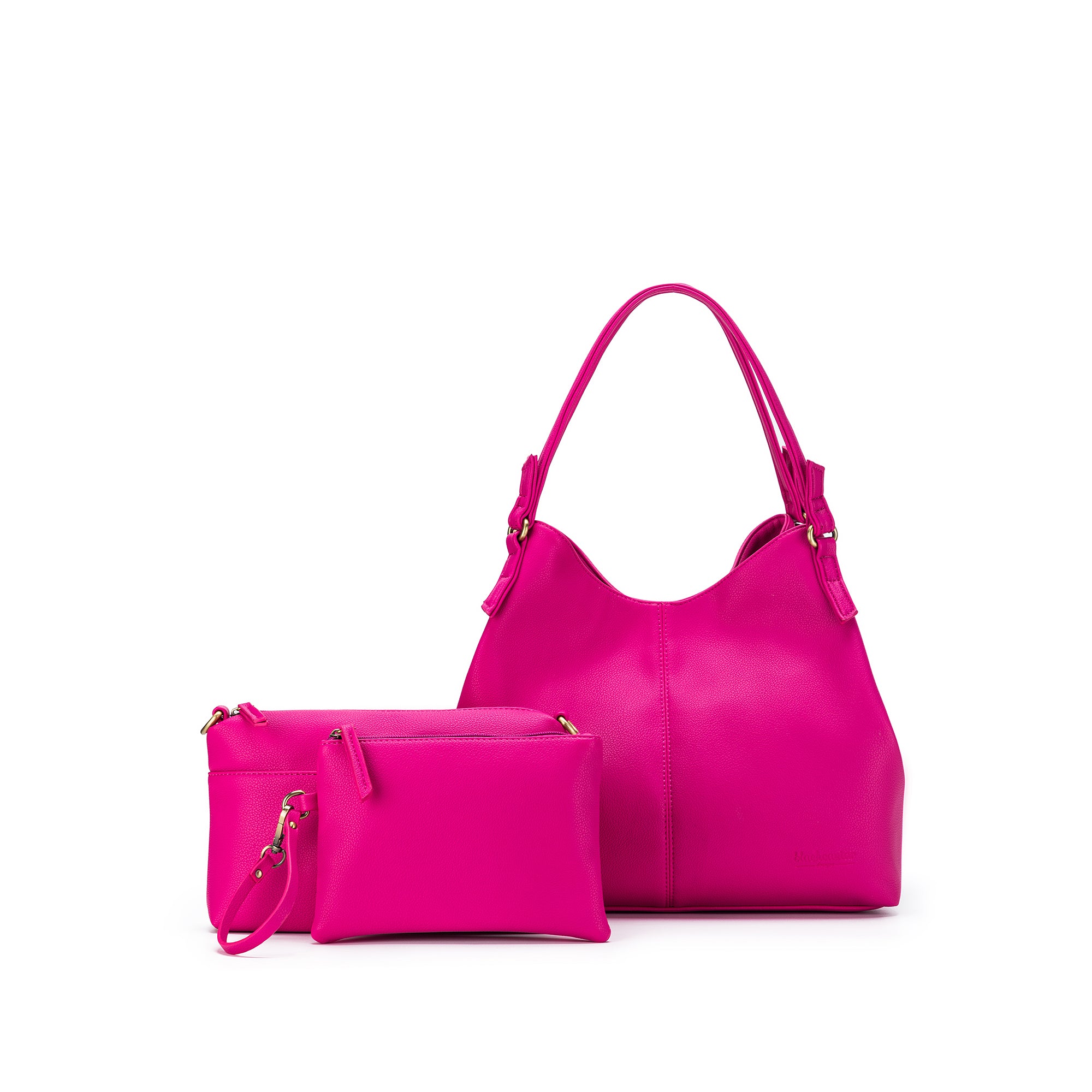 Lina Fuchsia 3 Piece Handbag Set