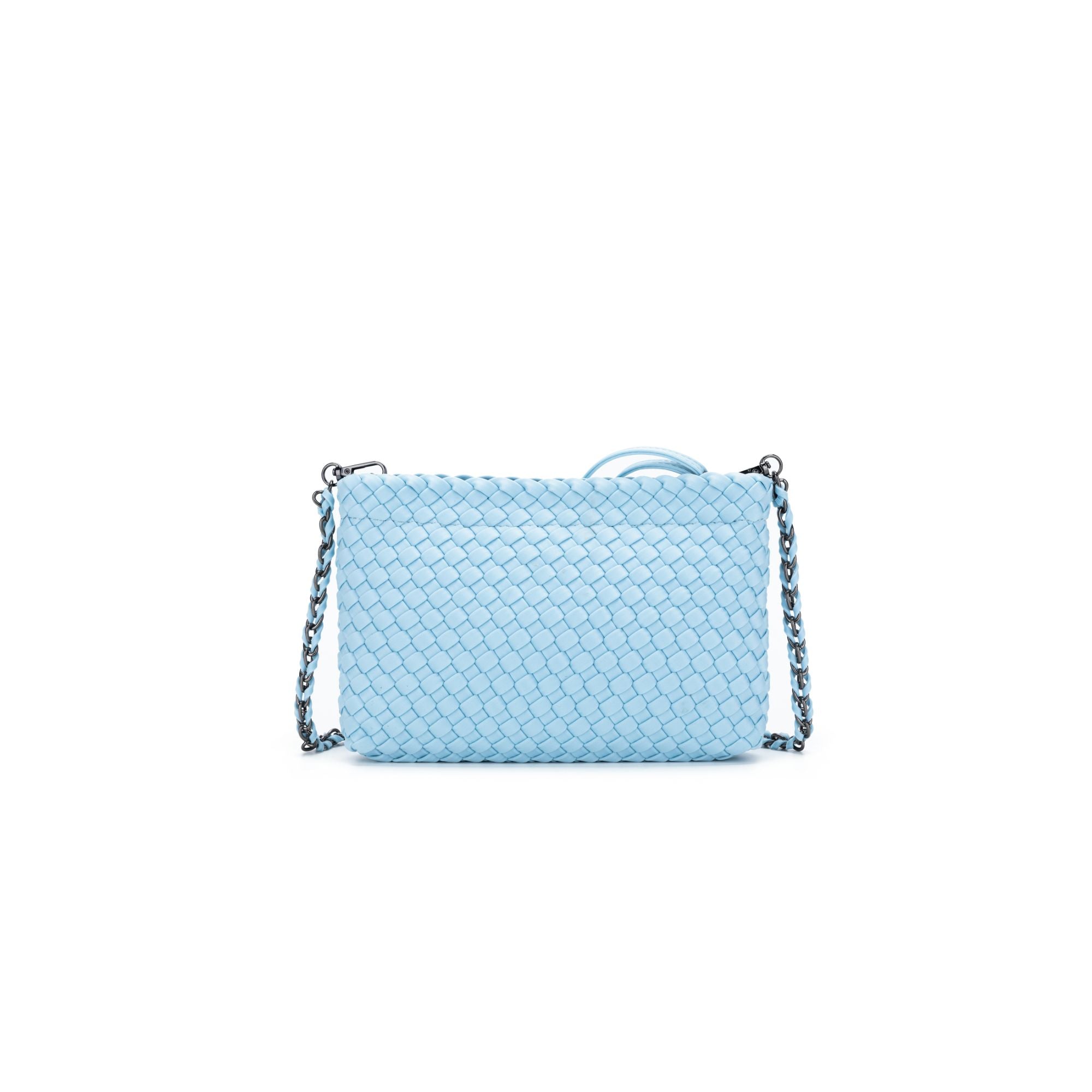 Aria Baby Blue Clutch Crossbody Bag