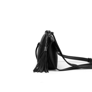 Nevada  Studded  Black Crossbody Bag