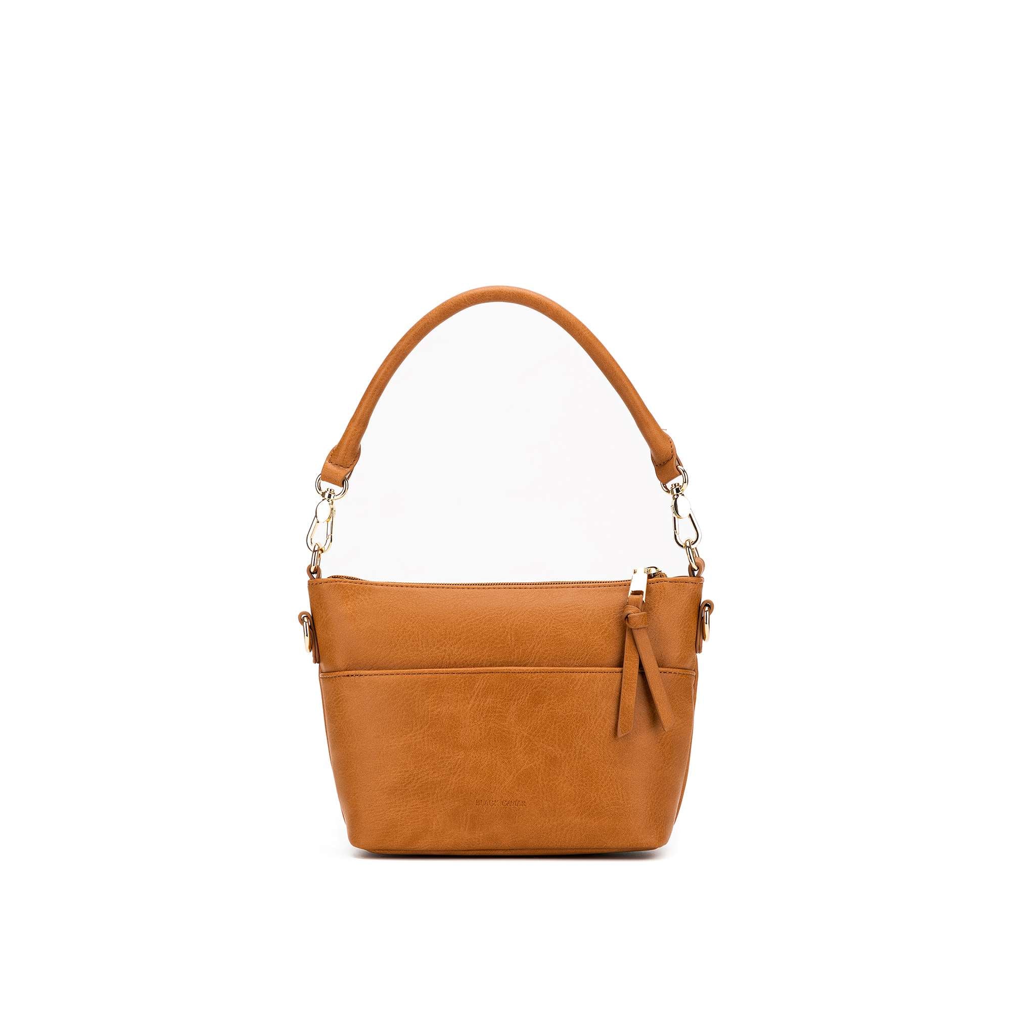 Alice Tan Top Handle Crossbody Bag