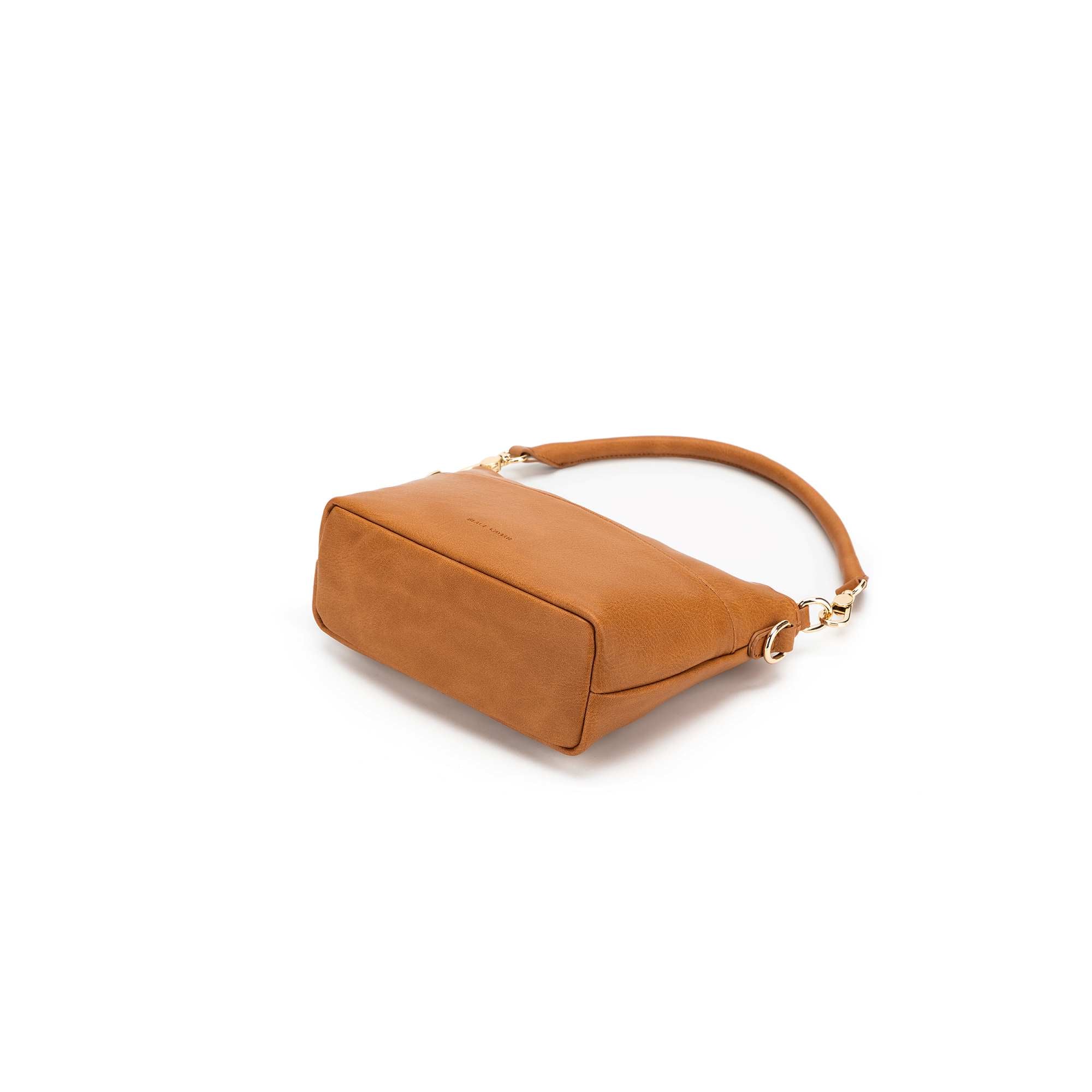 Alice Tan Top Handle Crossbody Bag