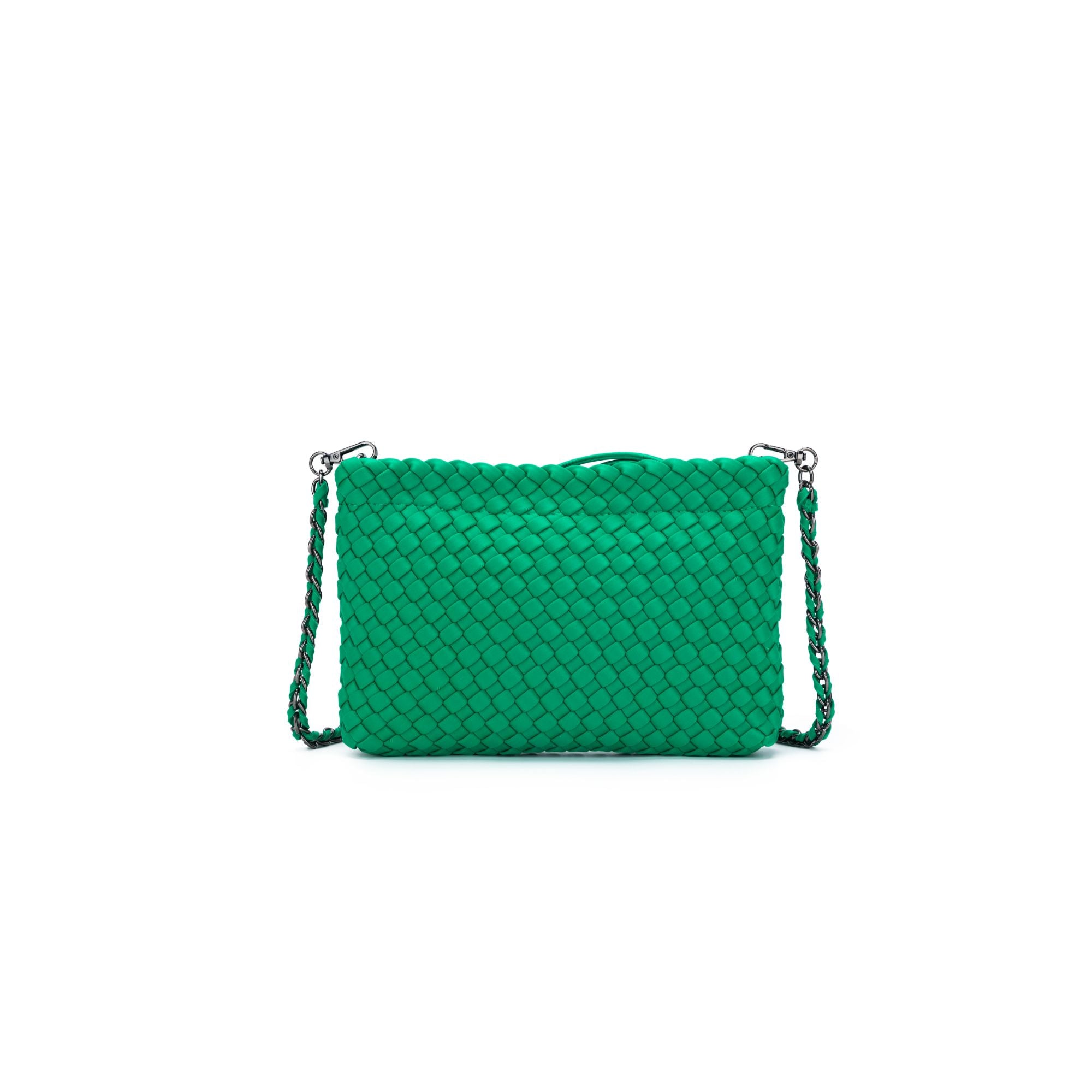 Aria Green Clutch Crossbody Bag