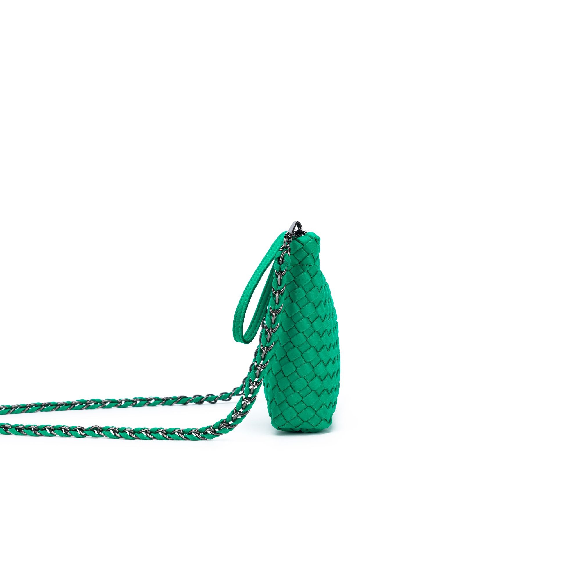 Aria Green Clutch Crossbody Bag