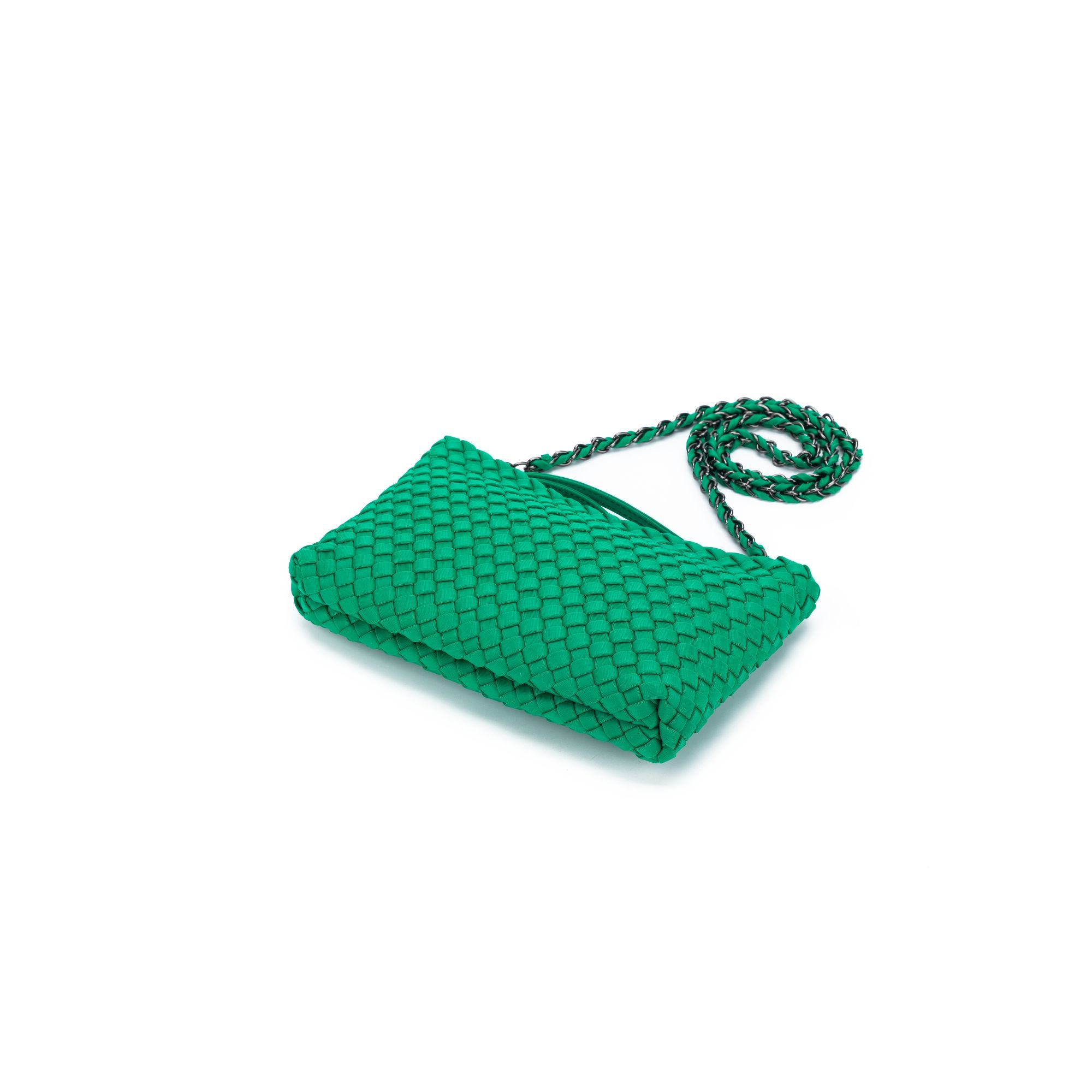 Aria Green Clutch Crossbody Bag