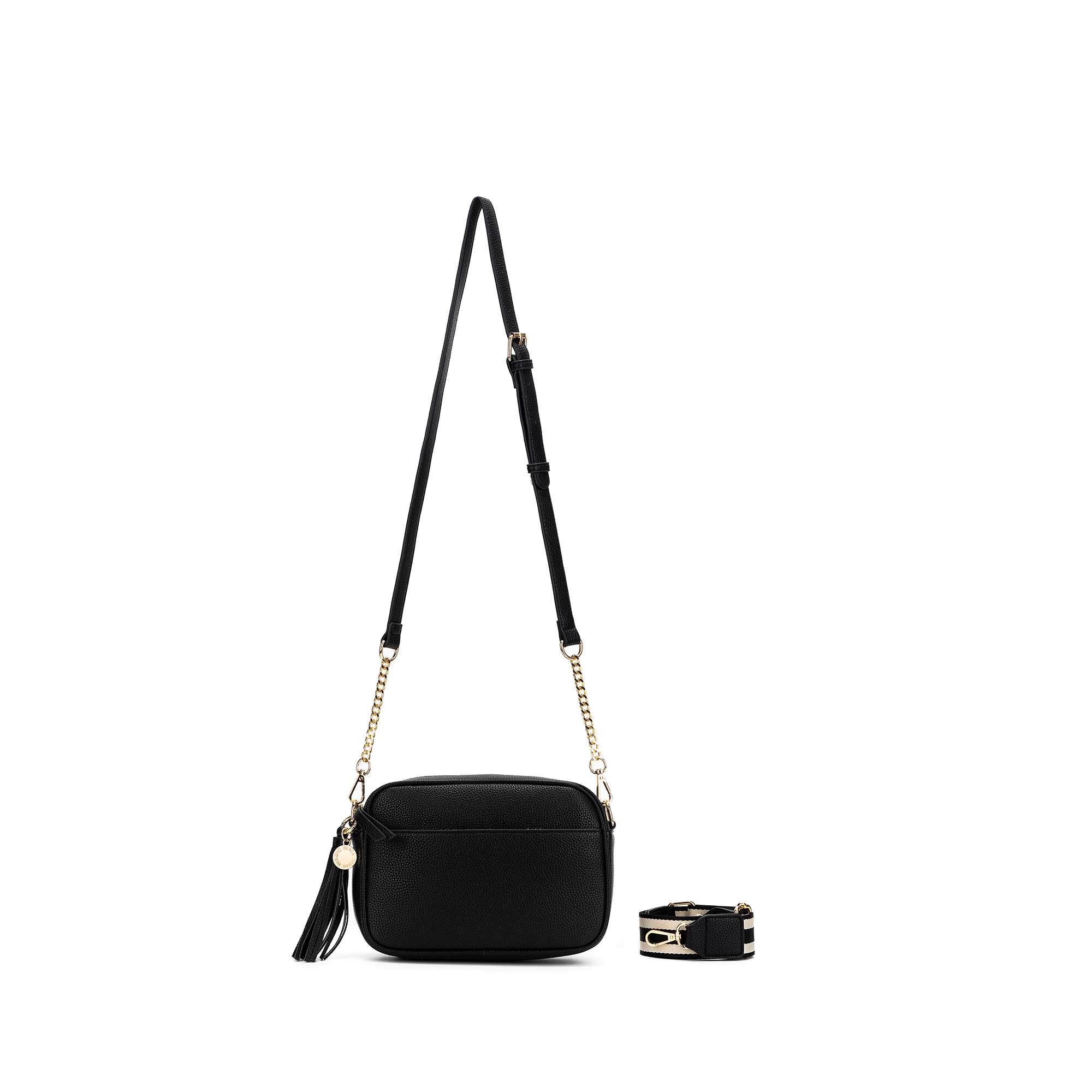 Indie Black Crossbody Bag