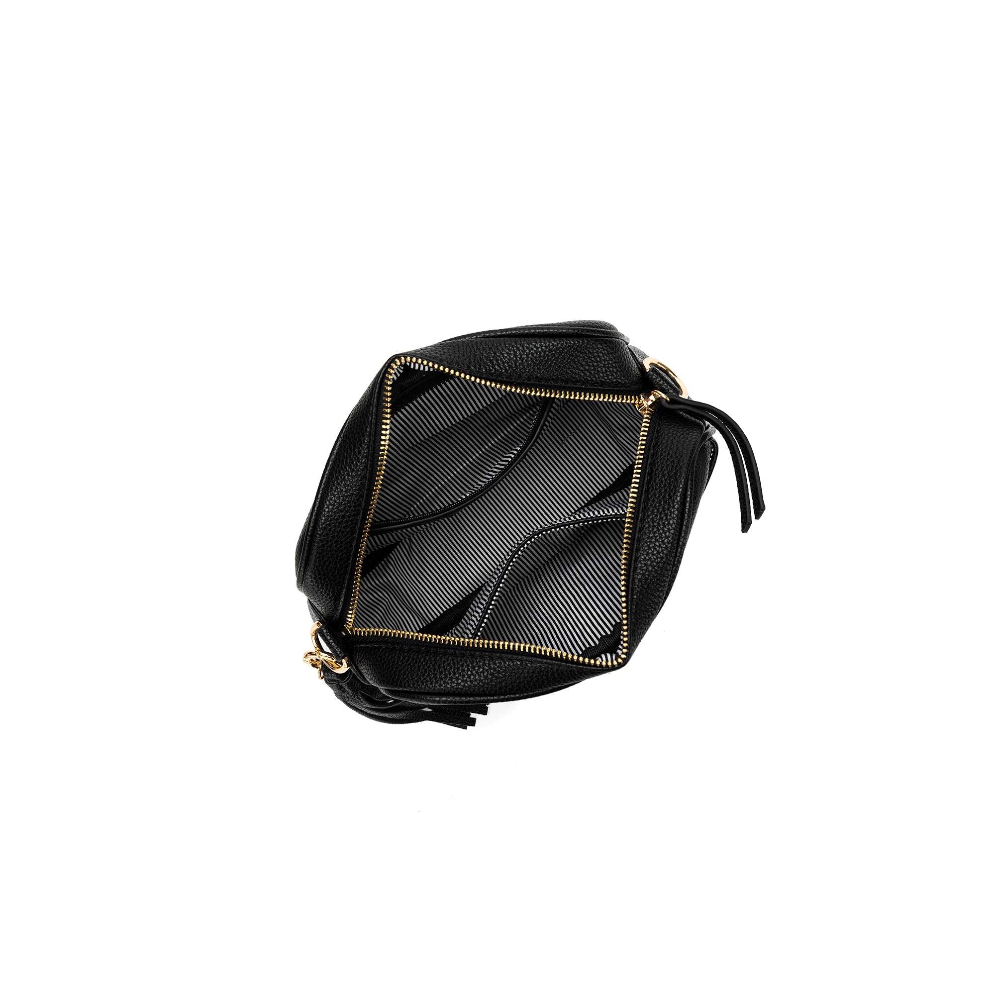 Indie Black Crossbody Bag