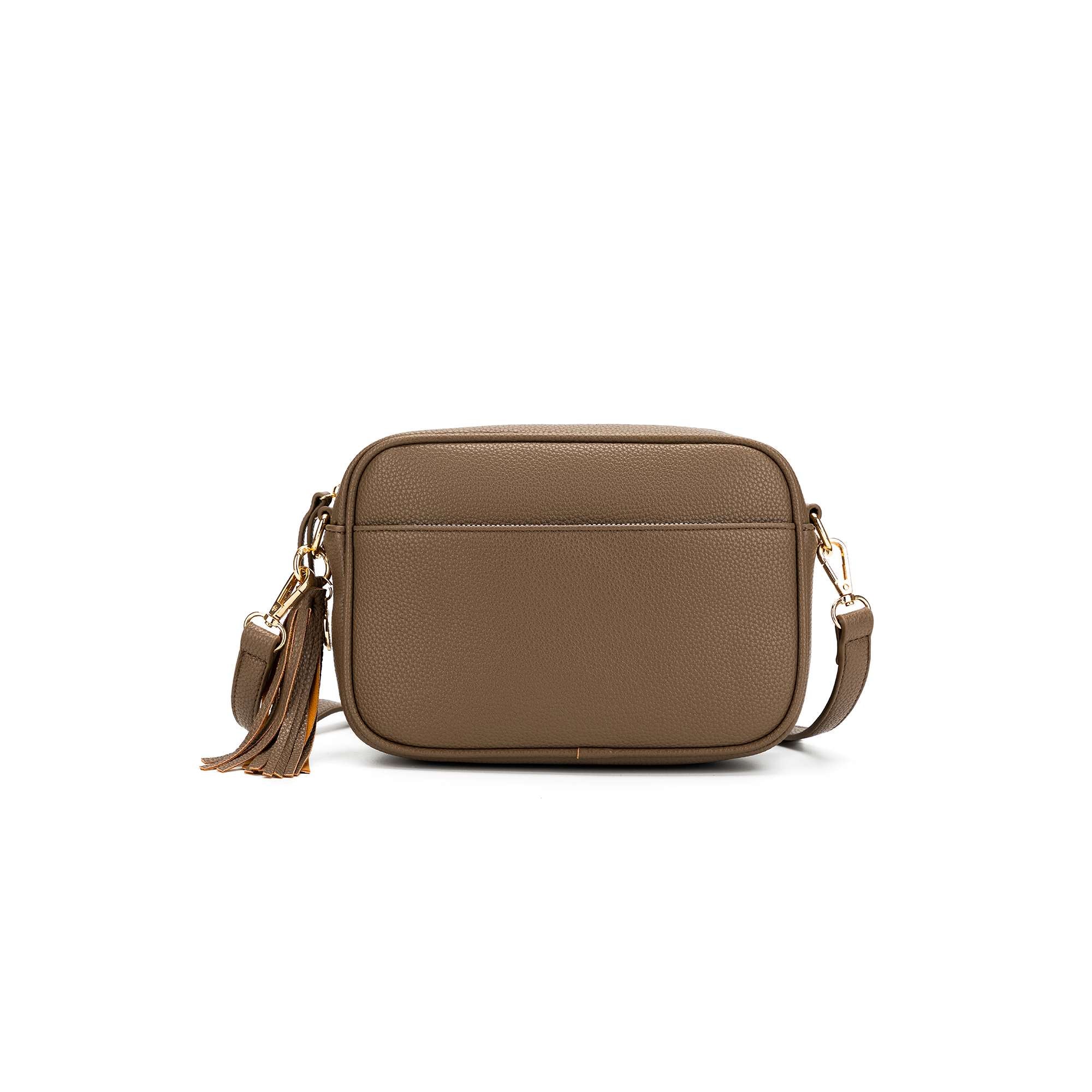 Indie Dark Taupe Crossbody Bag