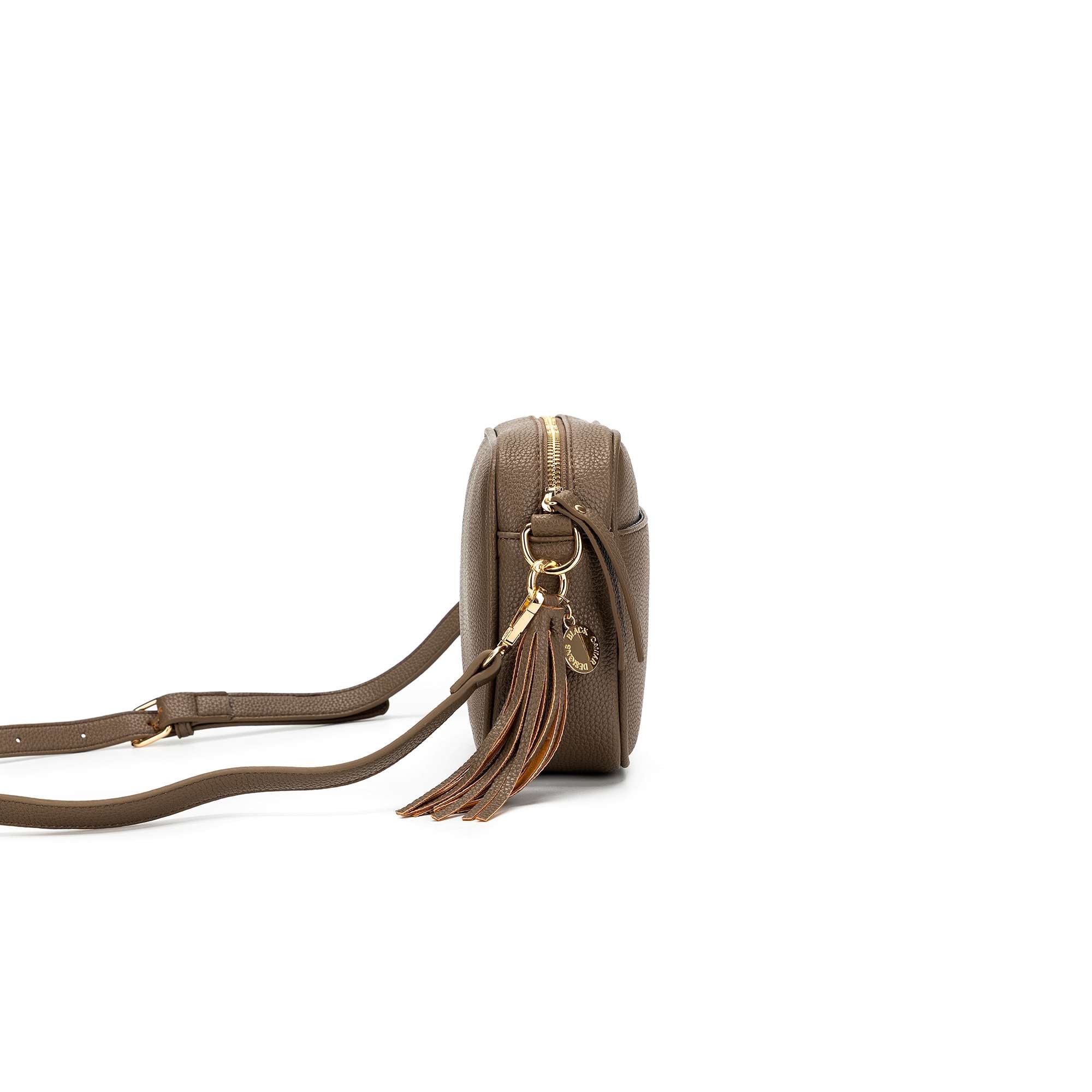 Indie Dark Taupe Crossbody Bag