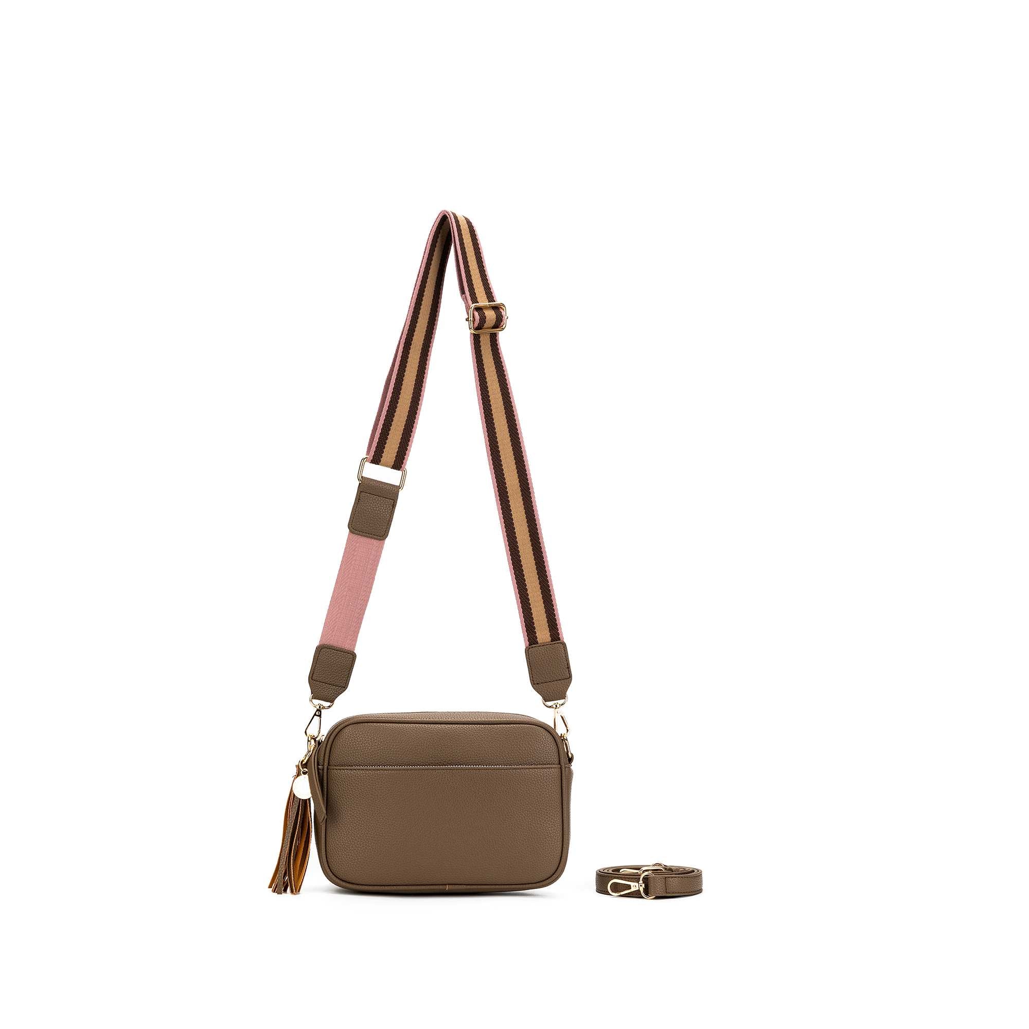 Indie Dark Taupe Crossbody Bag