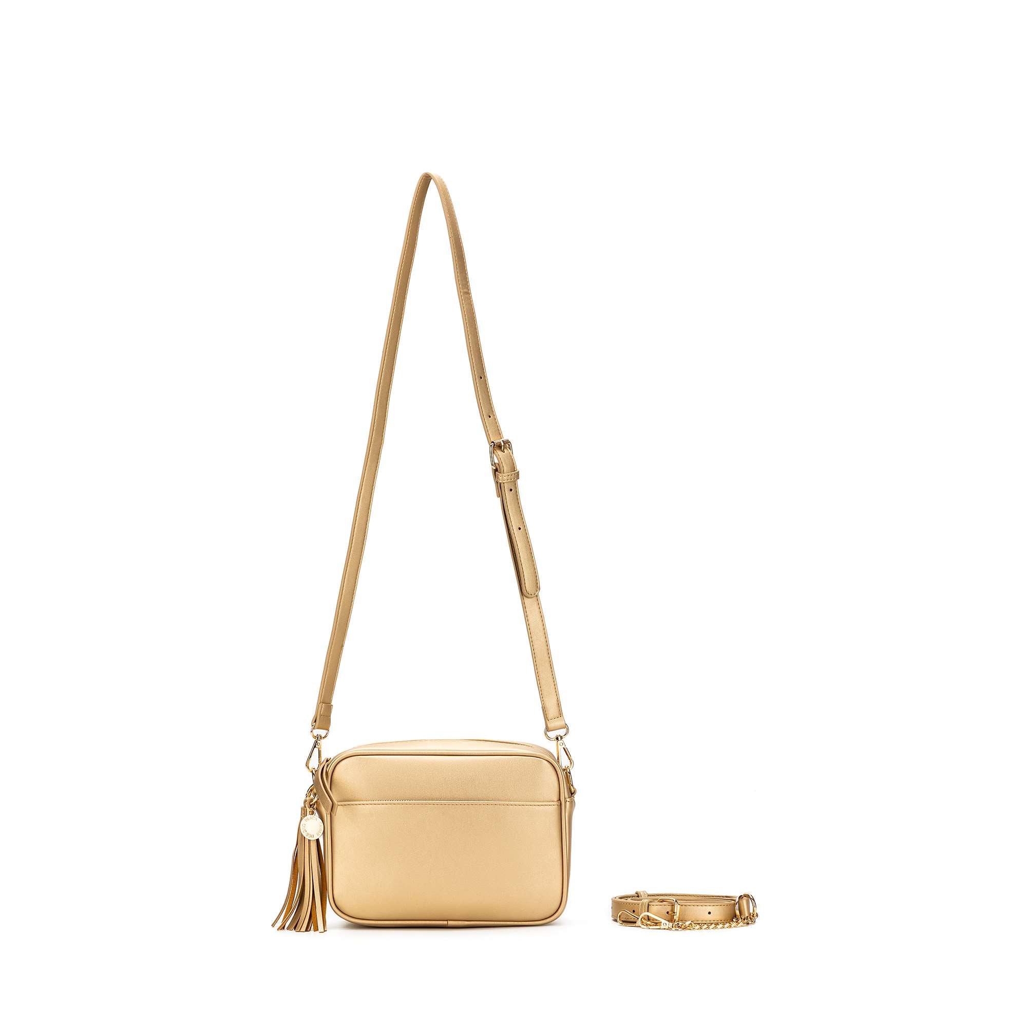 Indie Gold Crossbody Bag