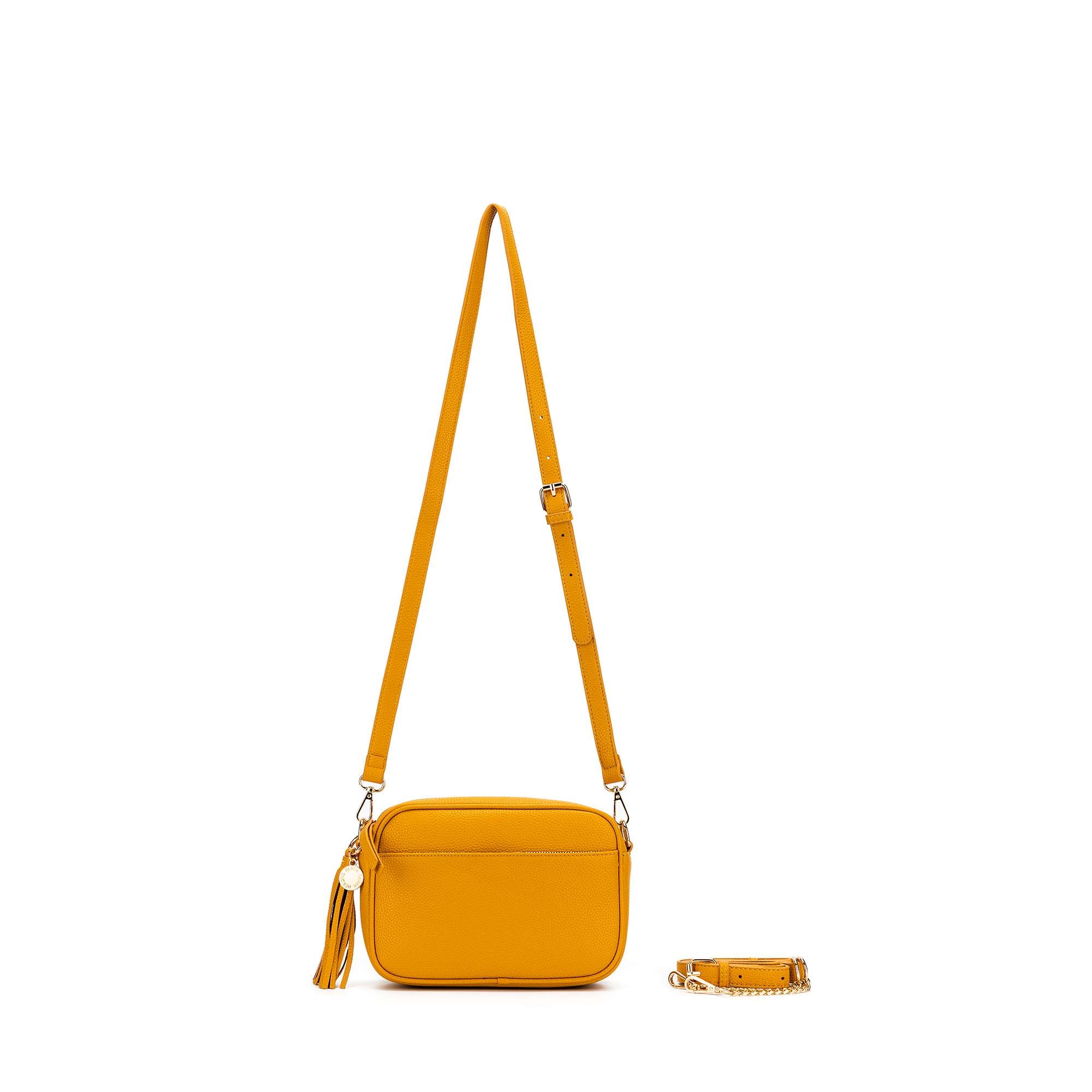 Indie Mustard Crossbody Bag