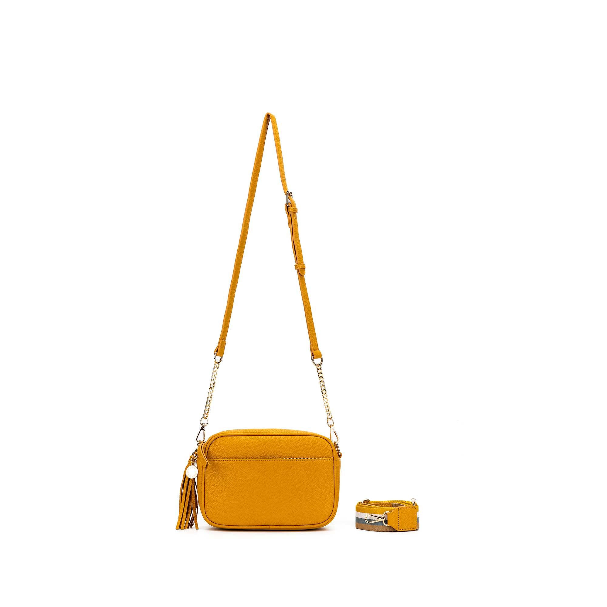 Indie Mustard Crossbody Bag