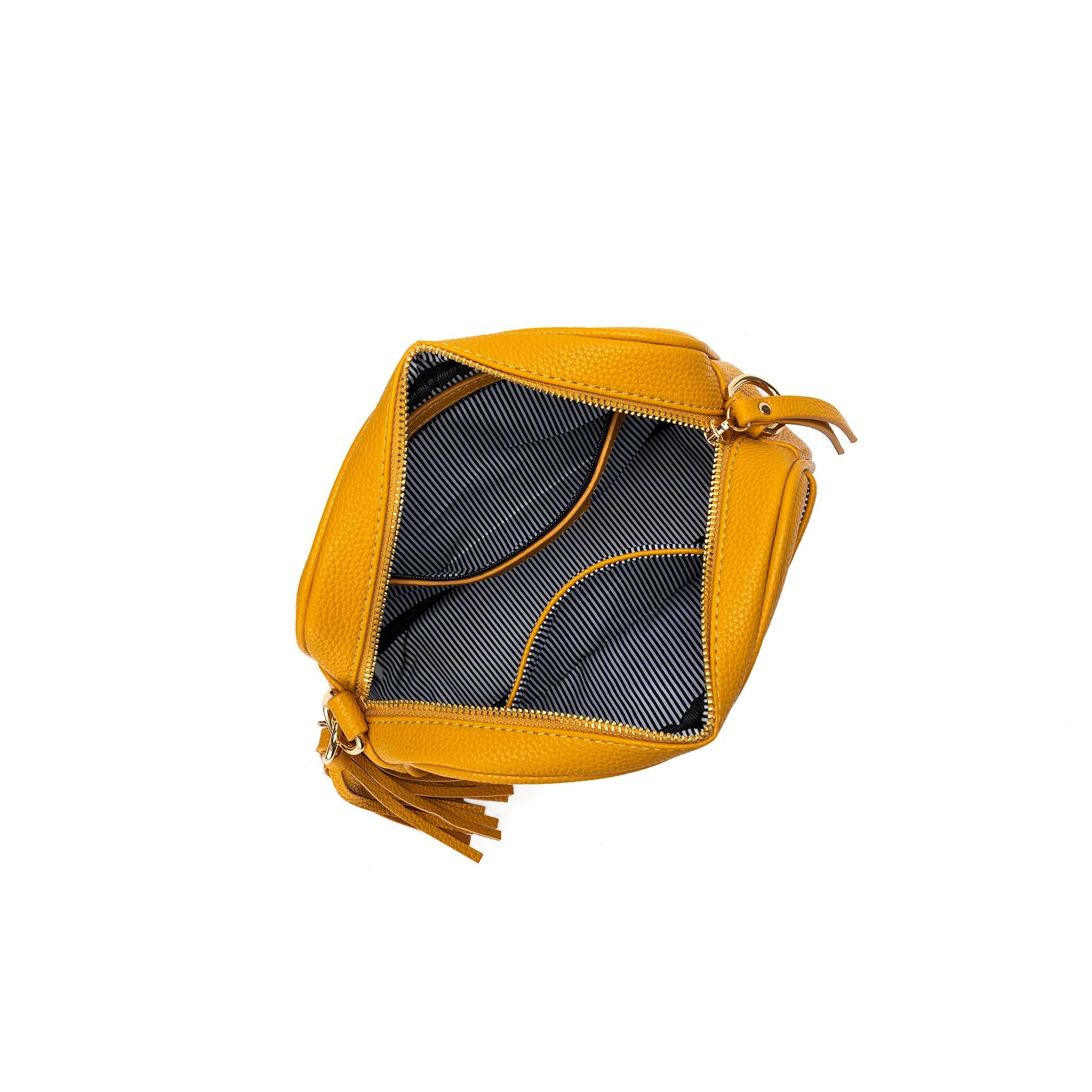 Indie Mustard Crossbody Bag