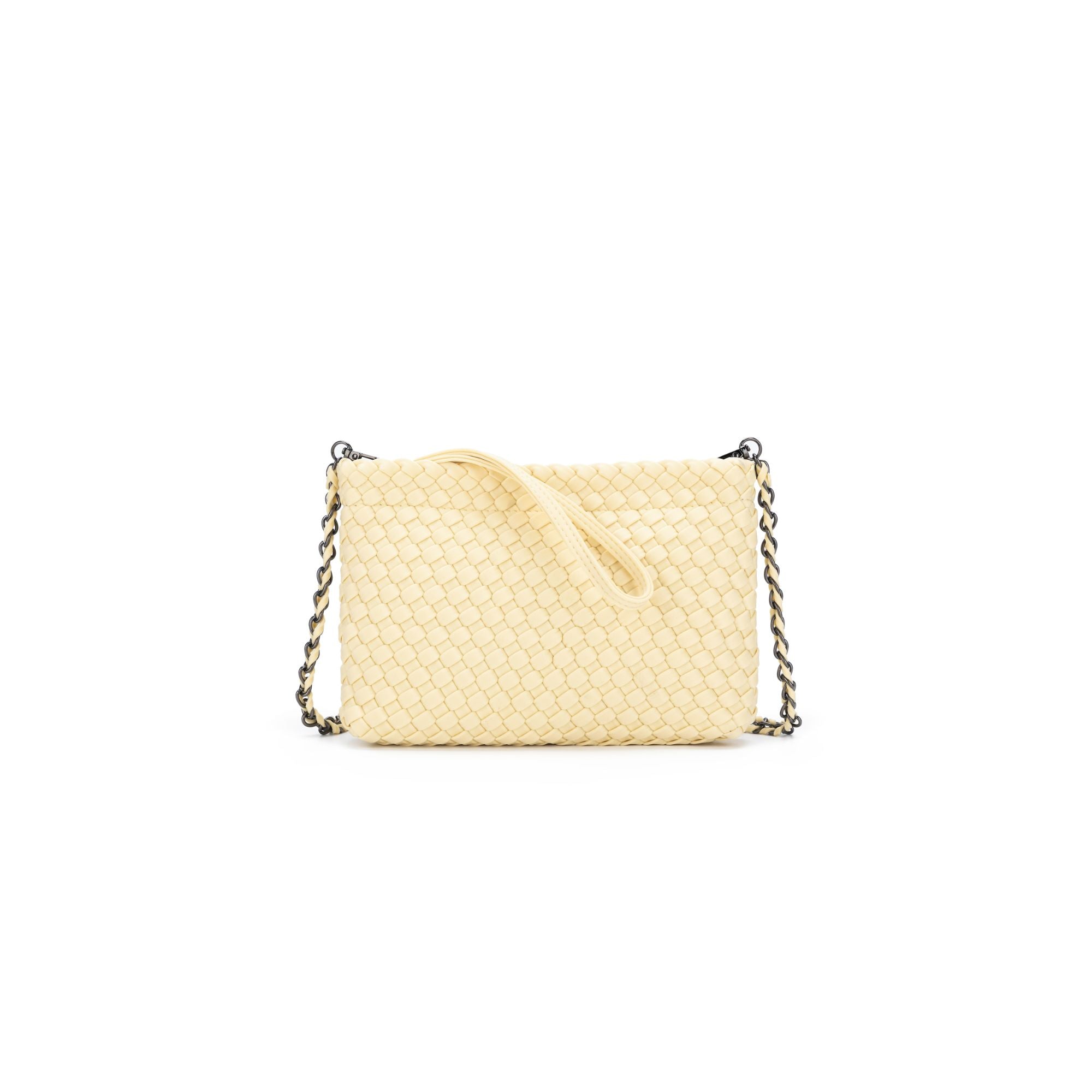 Aria Lemon Clutch Crossbody Bag