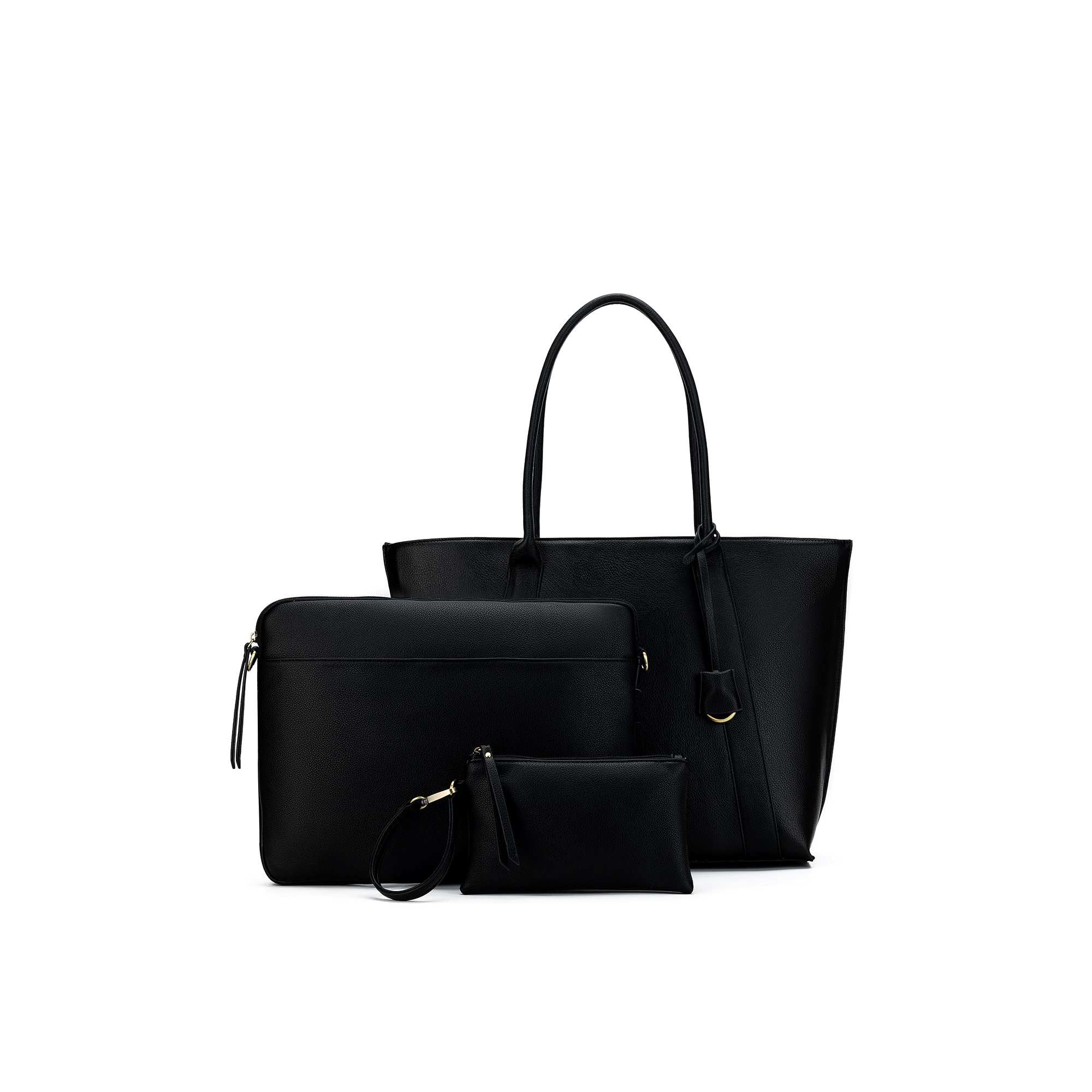 Harriet Black Work Bag