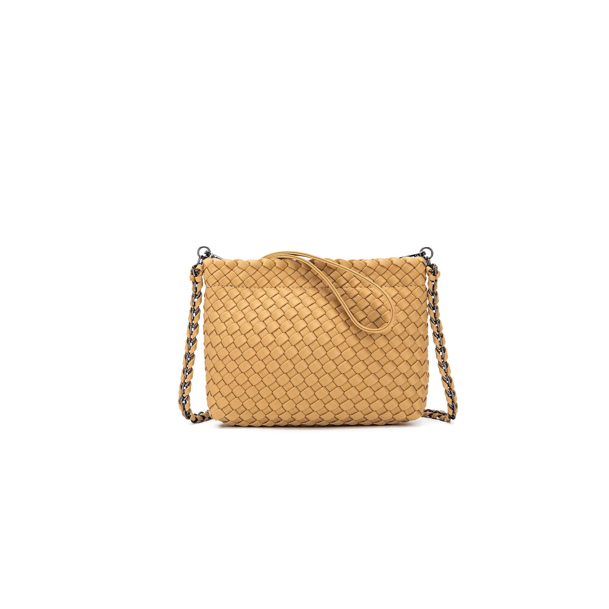 Aria Latte Clutch Crossbody Bag