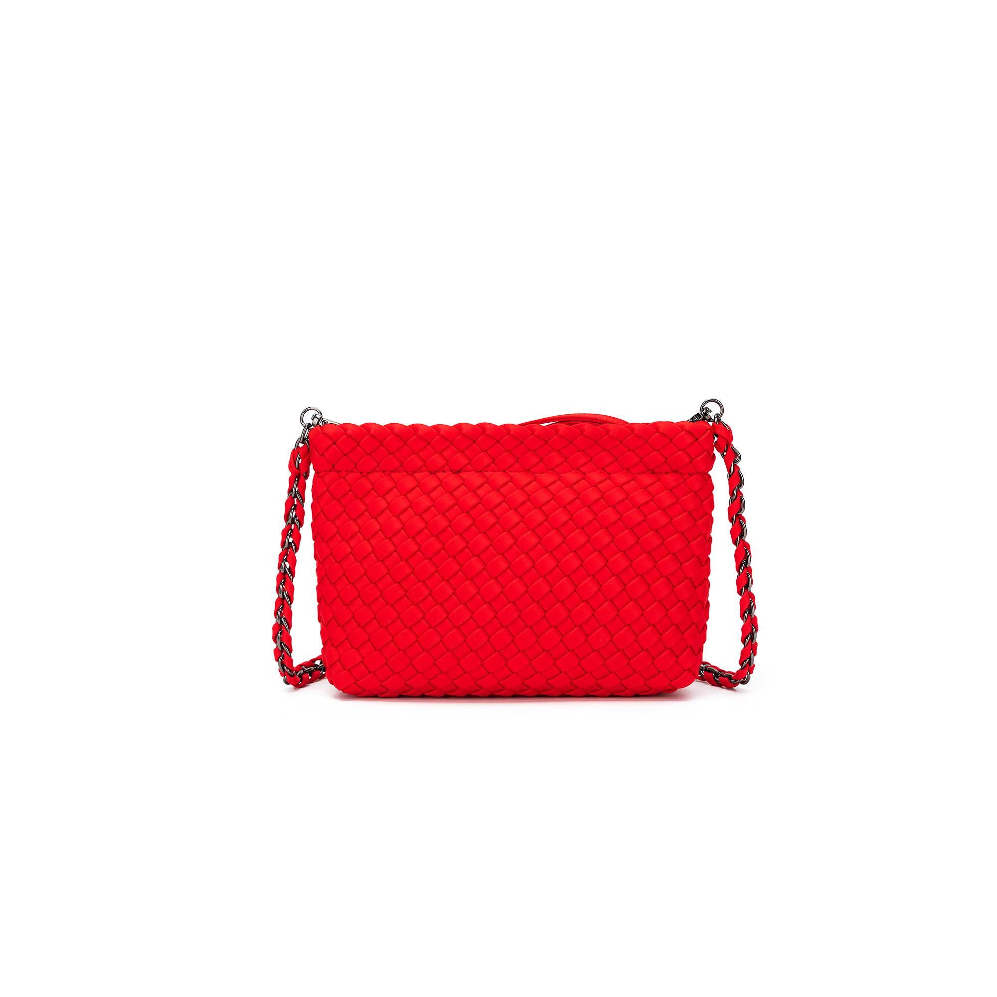 Aria Red Clutch Crossbody Bag