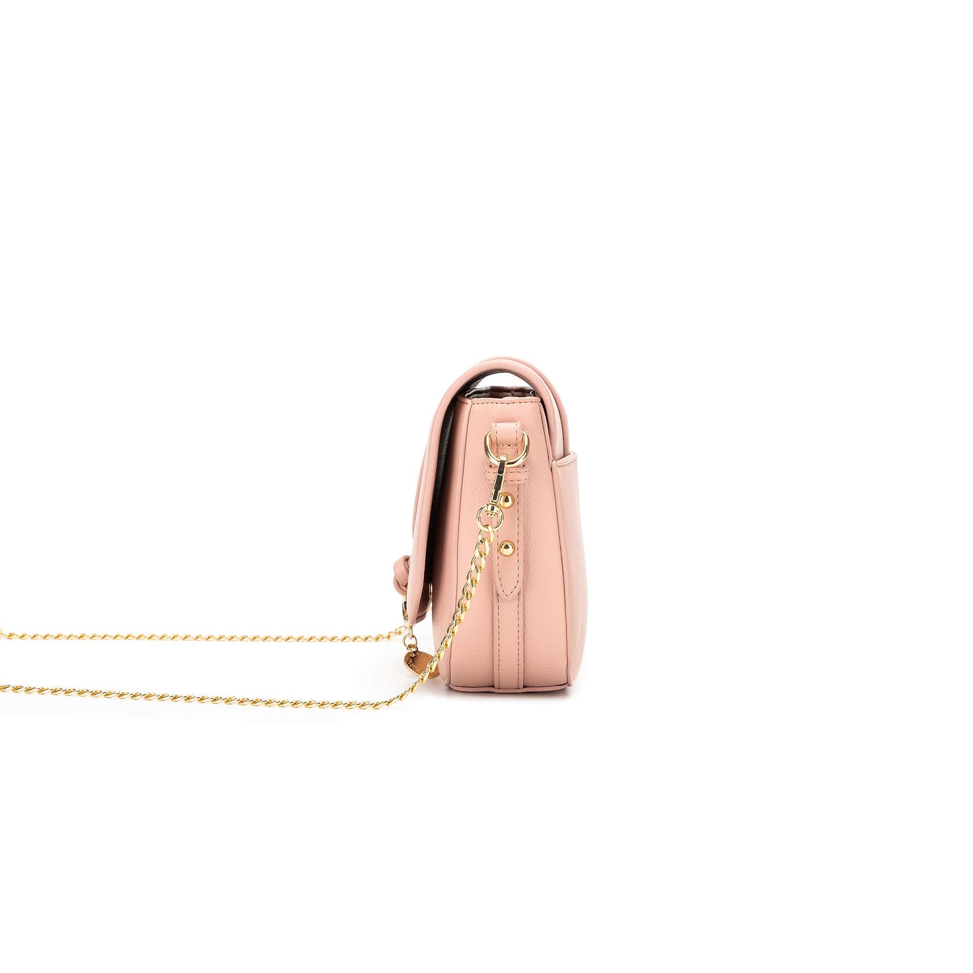 Antonia Blush Pink Crossbody Bag