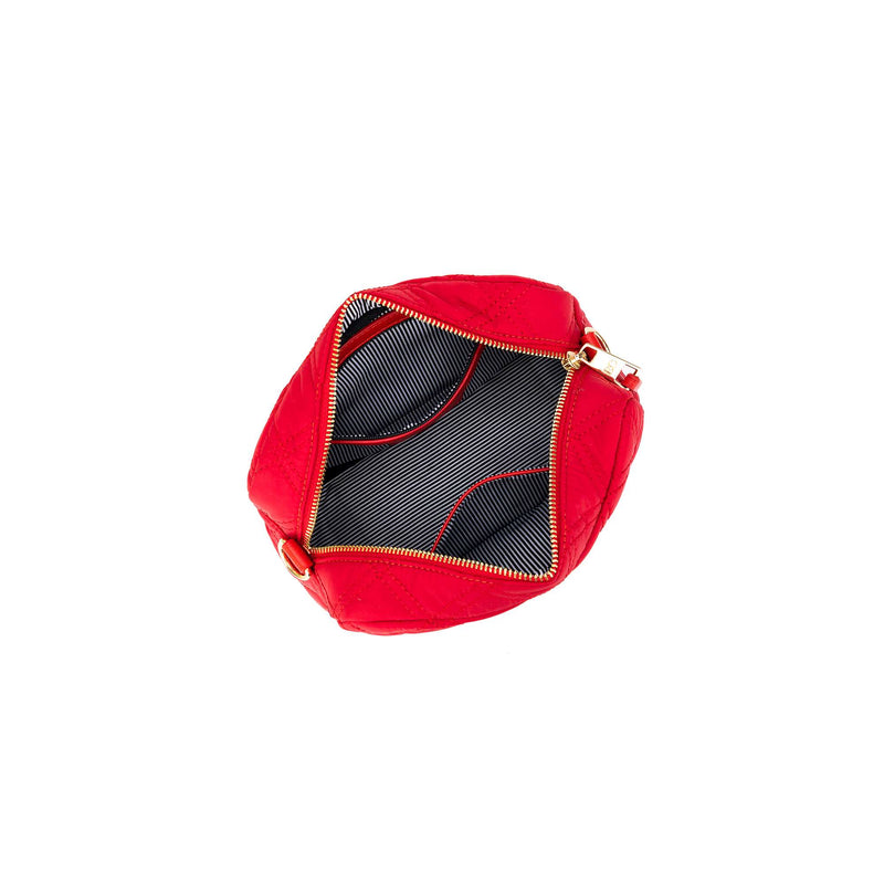 Melrose Quilted Red Raven Bag