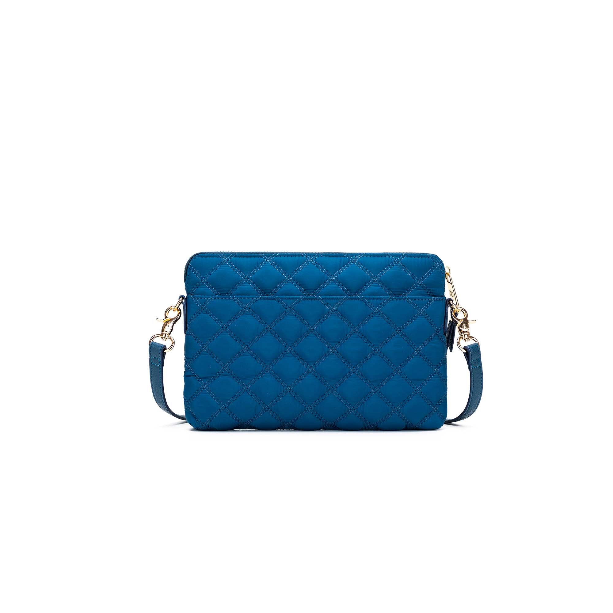 Tribeca Quilted Kiara Navy Crossbody/Clutch