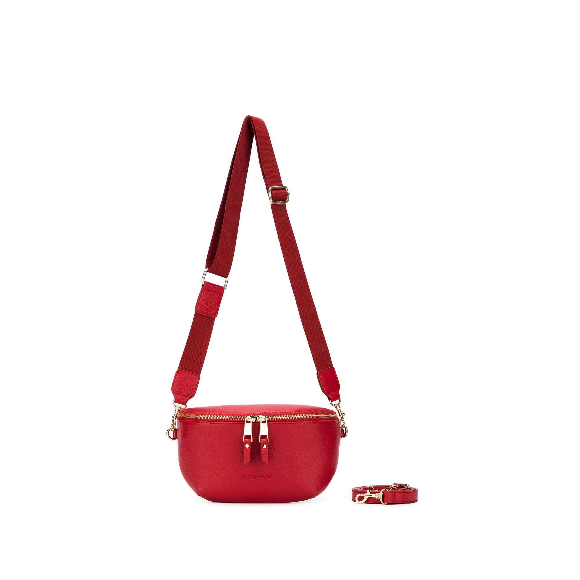 Chelsea Deep Red Crossbody 'Sling' Bag