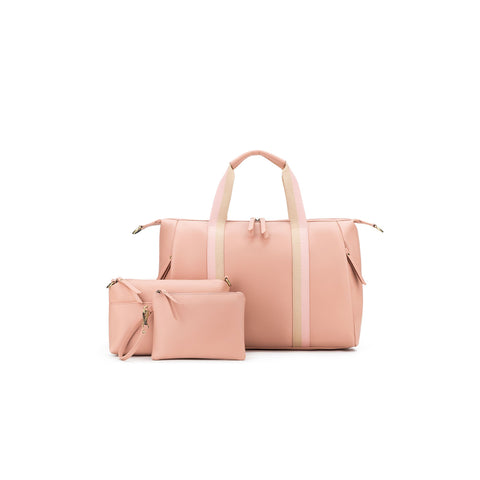 Tara Pink 3 Piece Handbag Set