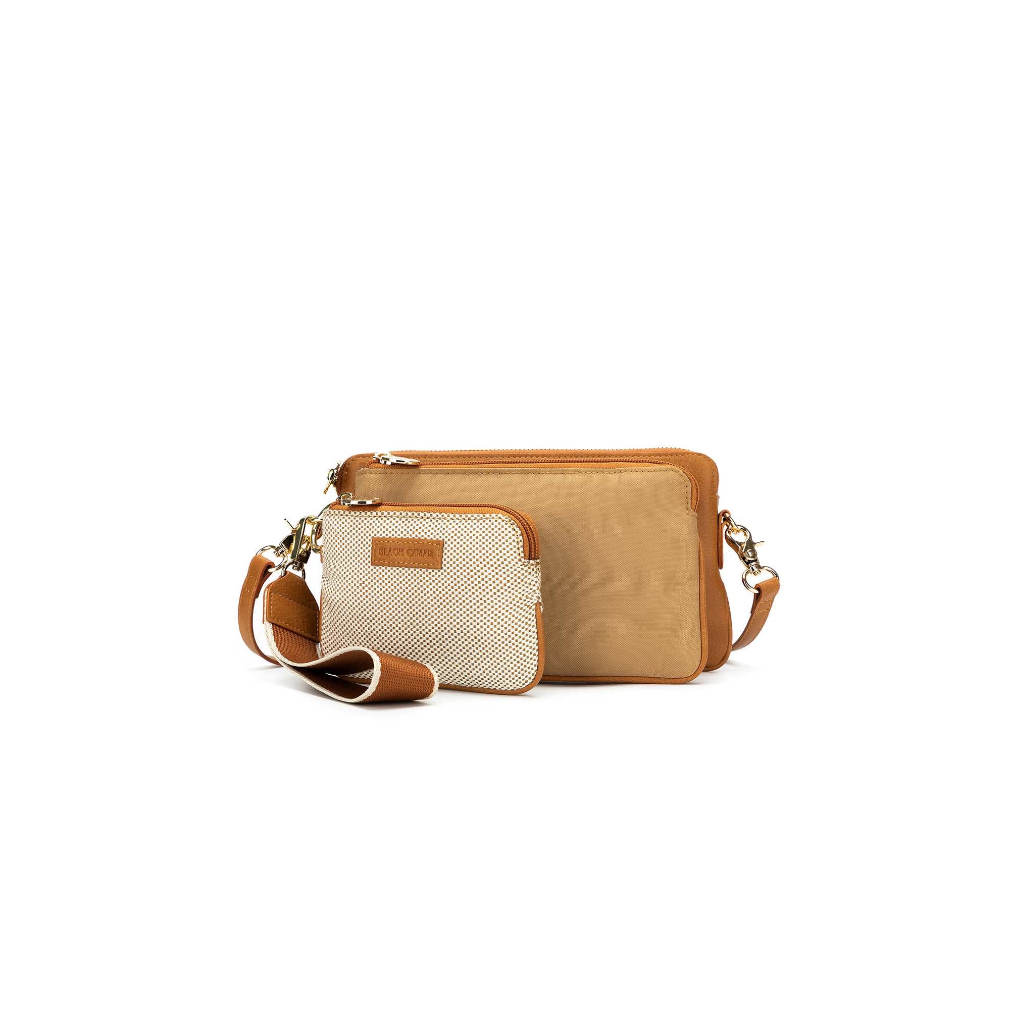 Destiny Tan 3 Piece Crossbody Bag