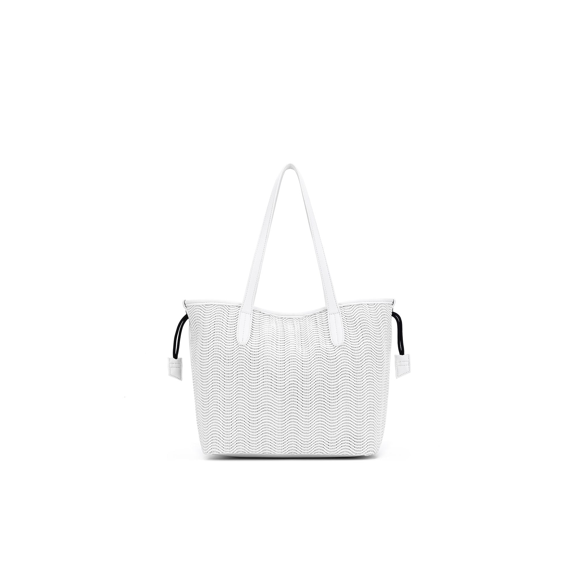 Pippa White 2 Piece Handbag Set