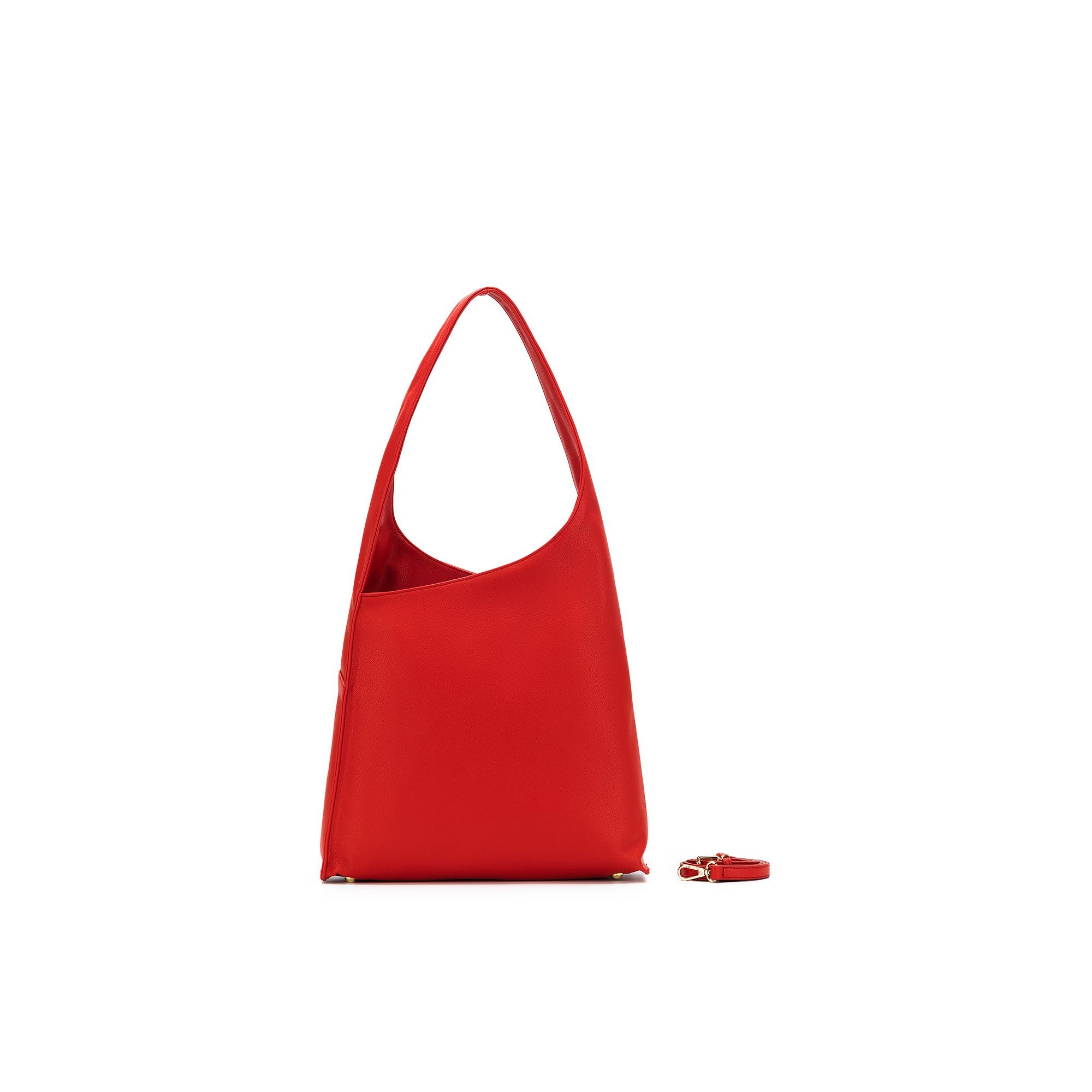 Sara Red 3 Piece Hobo Handbag