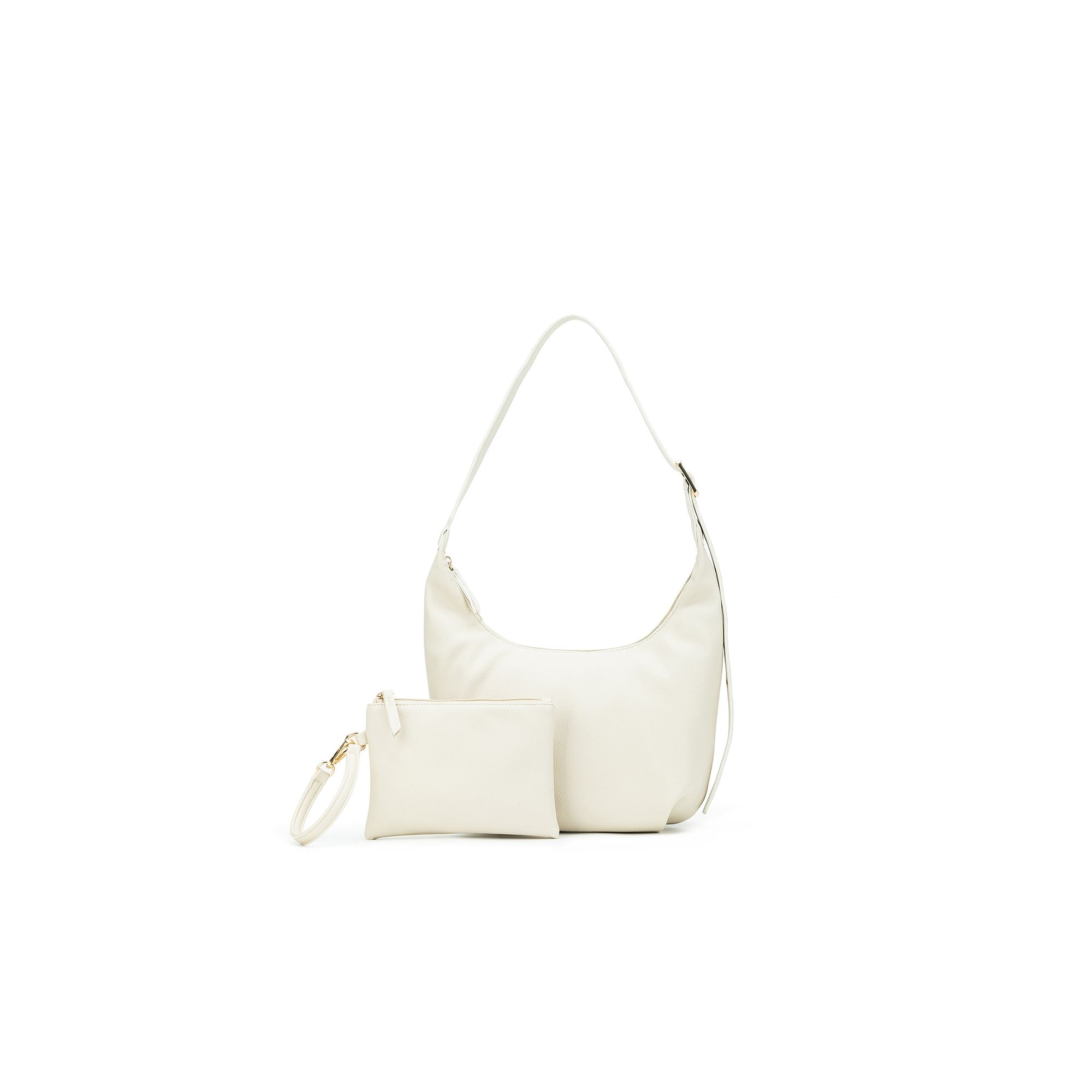 Camille Ivory Hobo Shoulder / Crossbody Bag