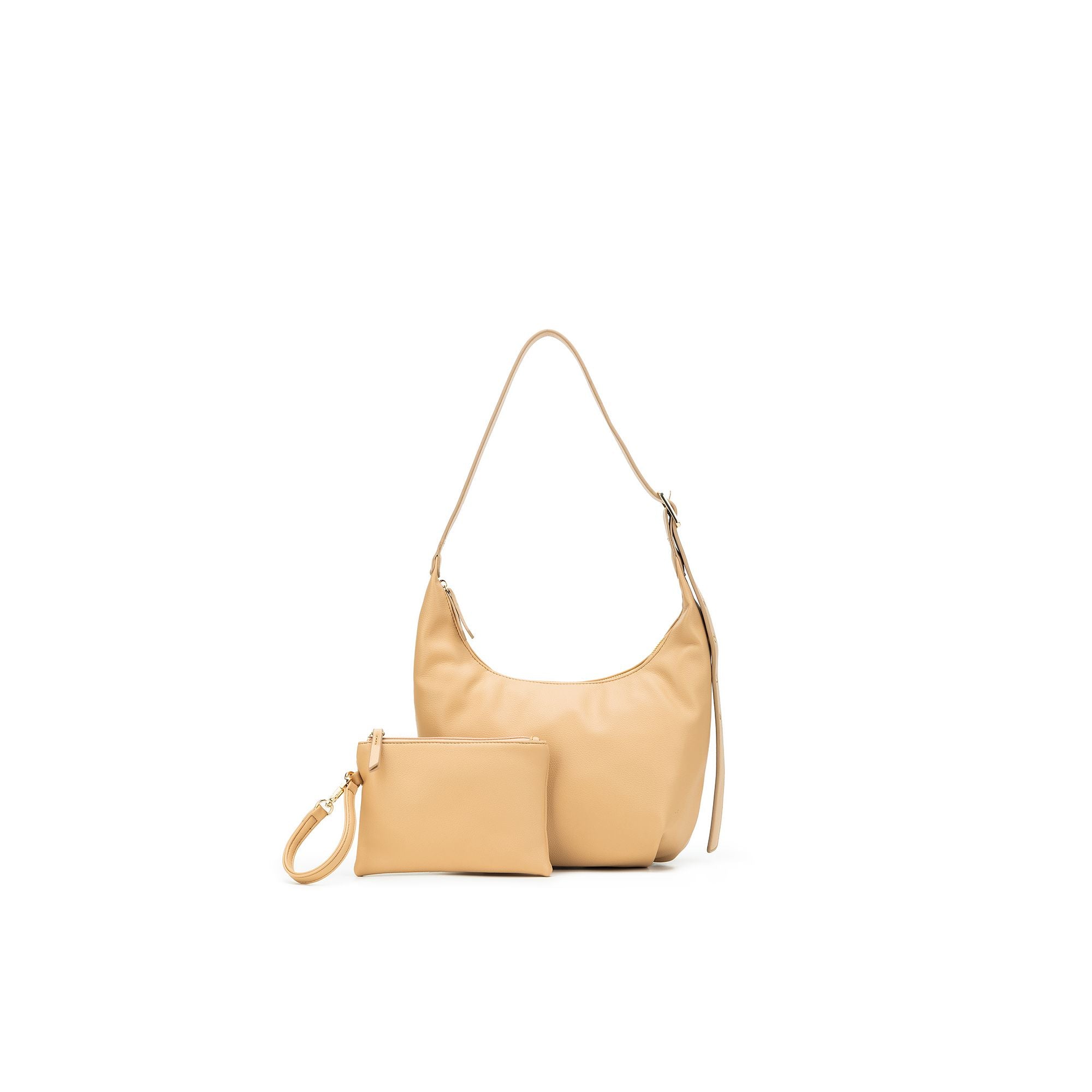 Camille Sand Hobo Shoulder / Crossbody Bag