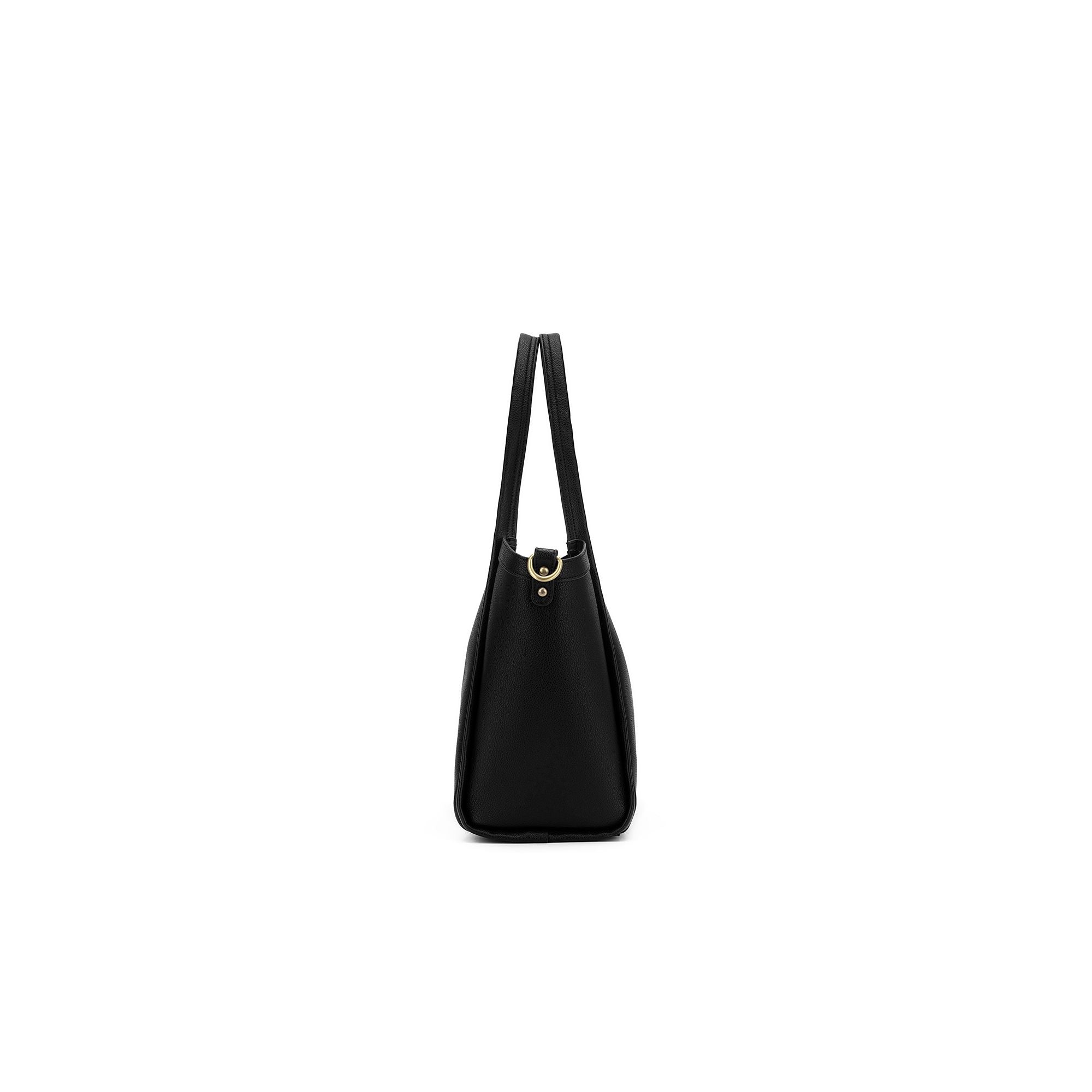 Giulia Black Medium Tote