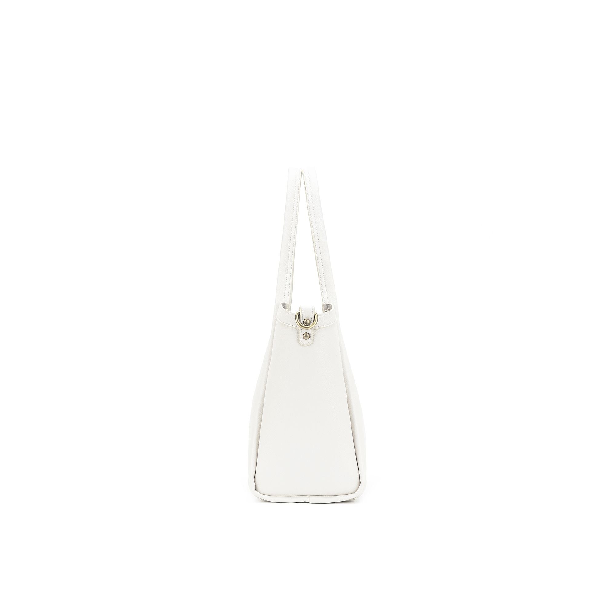 Giulia Ivory Medium Tote