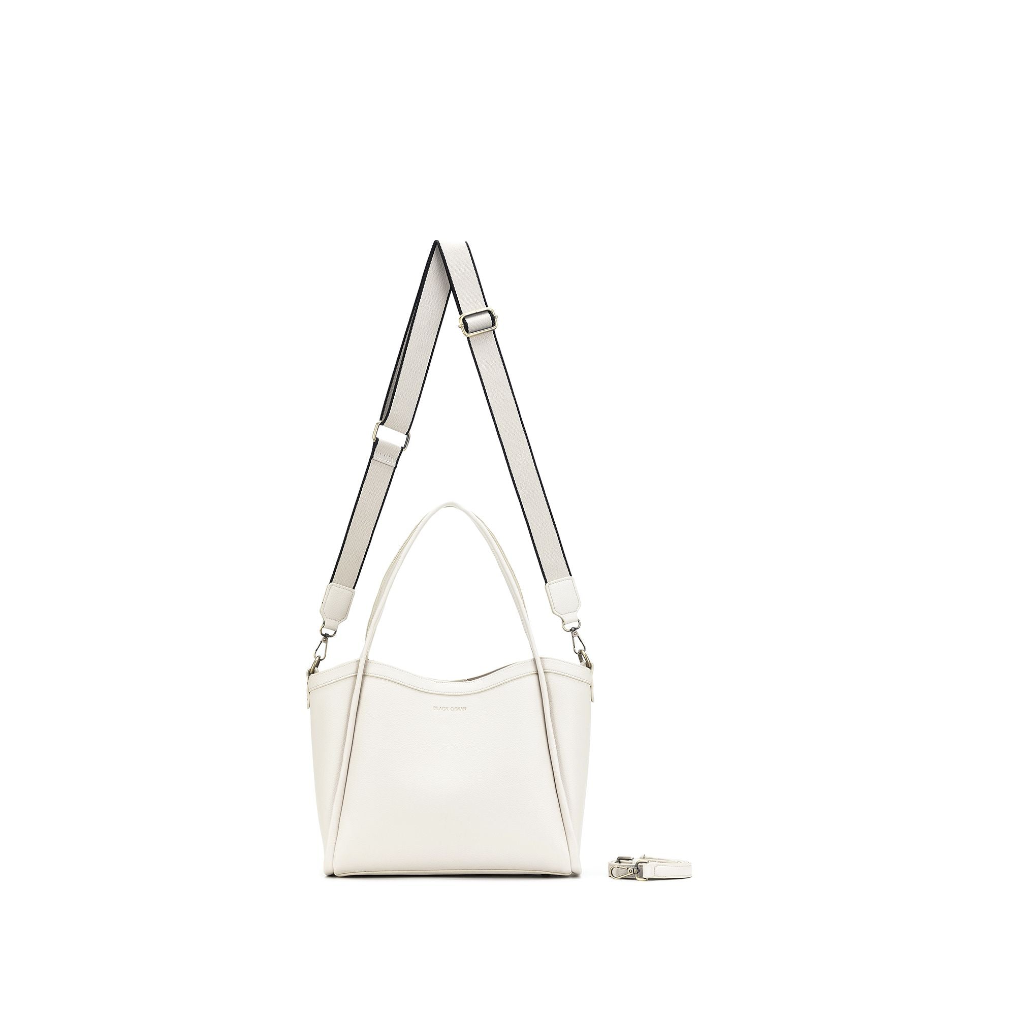 Giulia Ivory Medium Tote