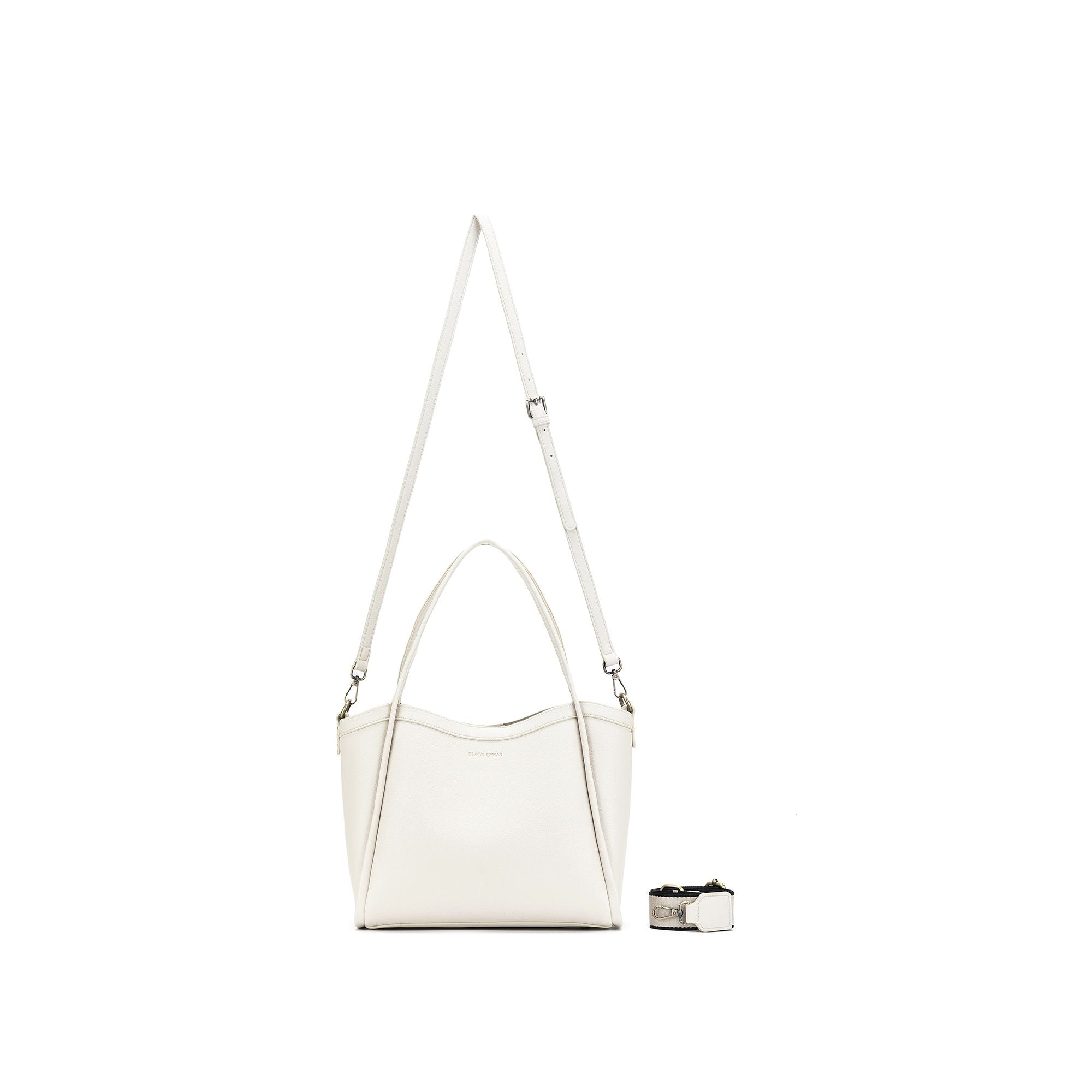 Giulia Ivory Medium Tote