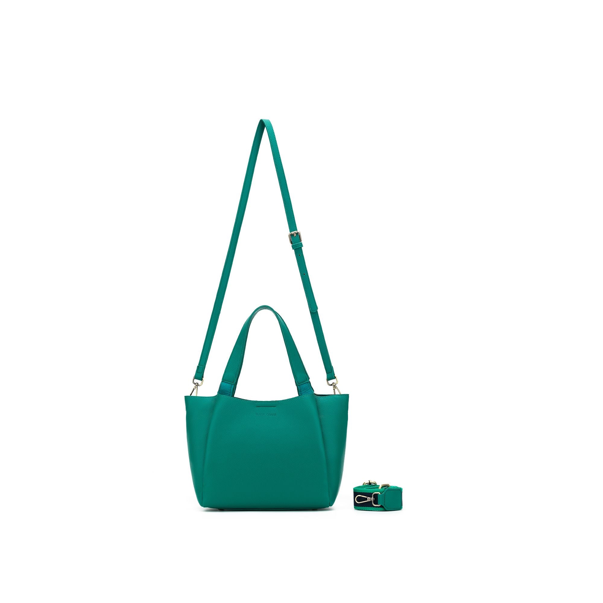 Mini Evelyn Green 3 Piece Hobo Tote