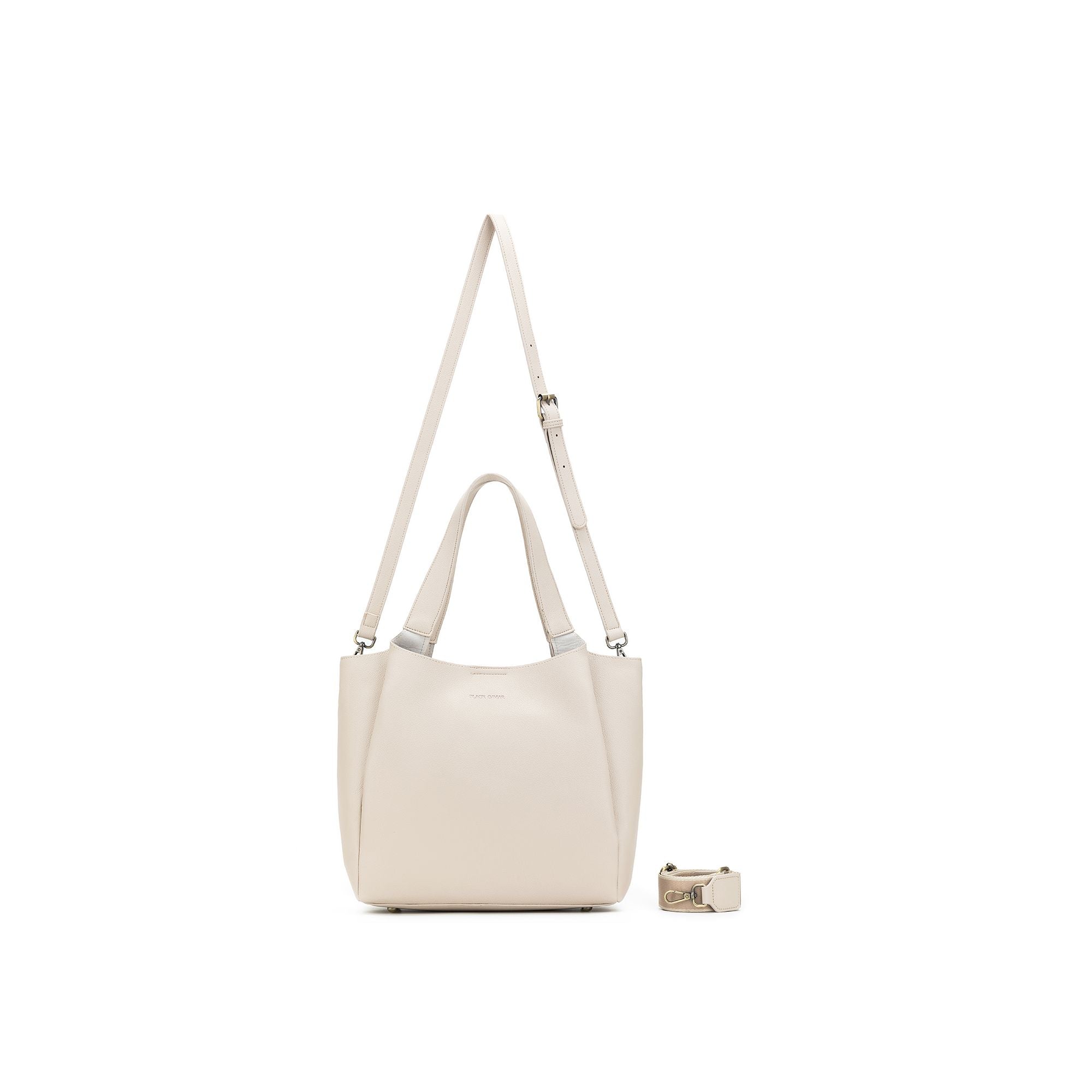 Grande Evelyn Oatmeal 3 Piece Hobo Tote