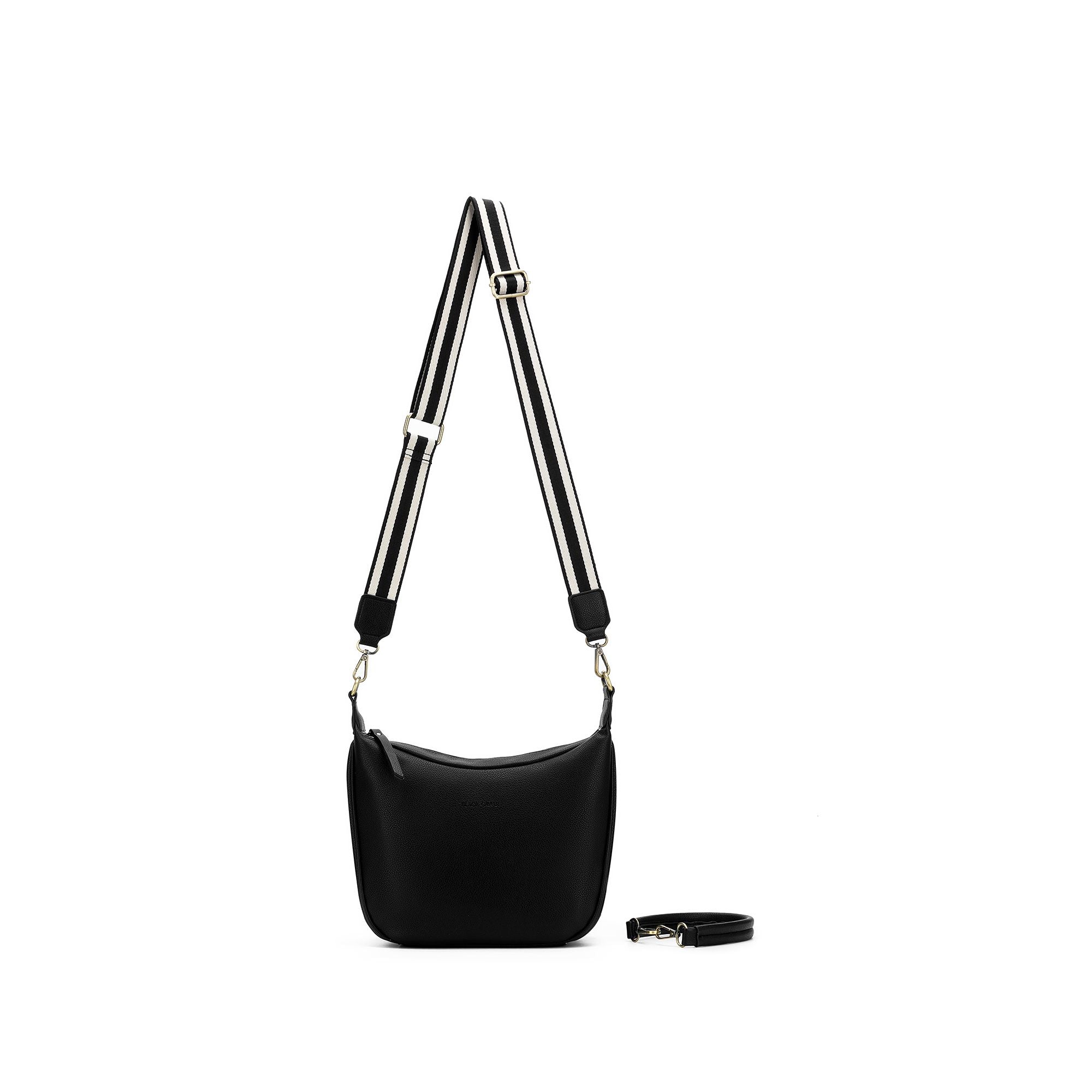 Mimi Black Small Hobo