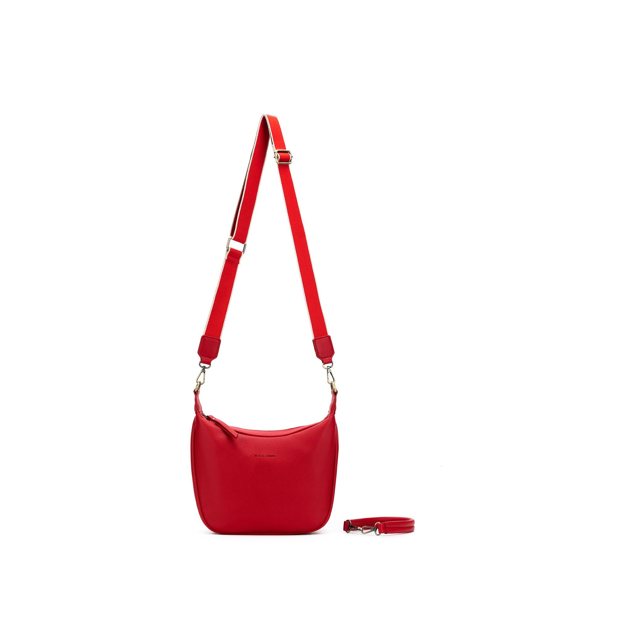 Mimi Red Small Hobo