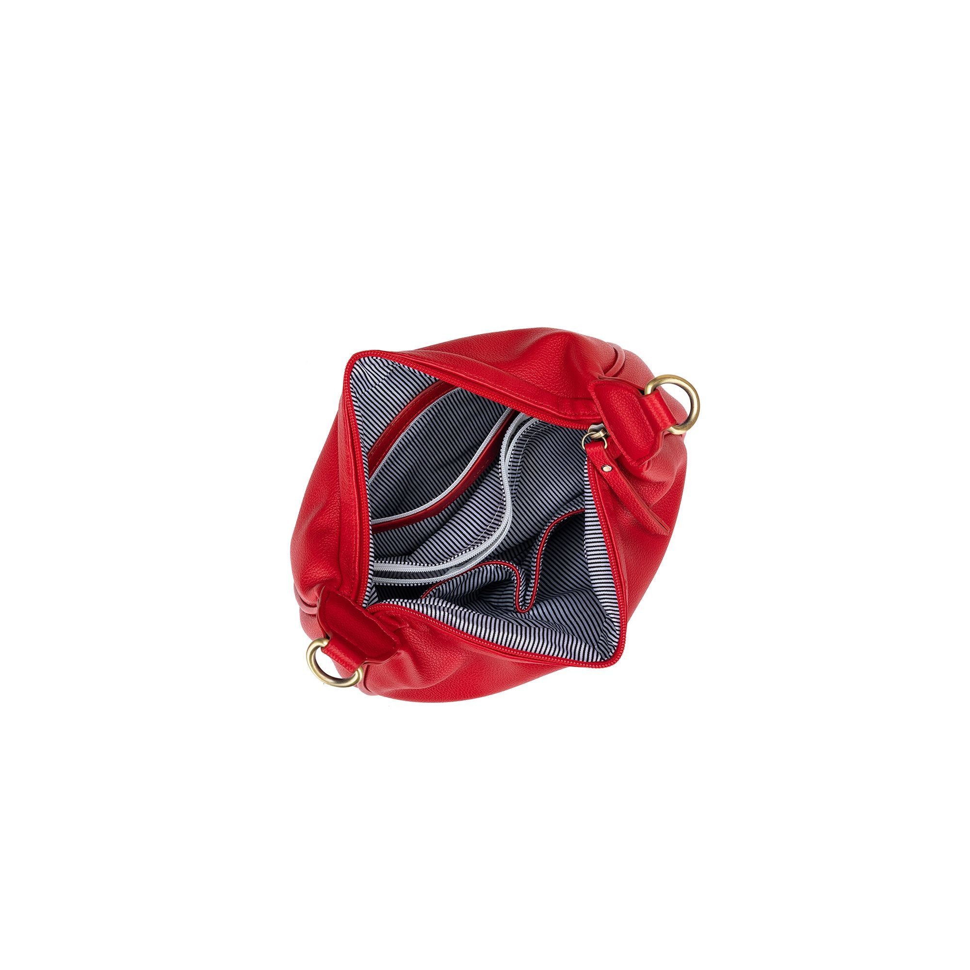 Mimi Red Small Hobo