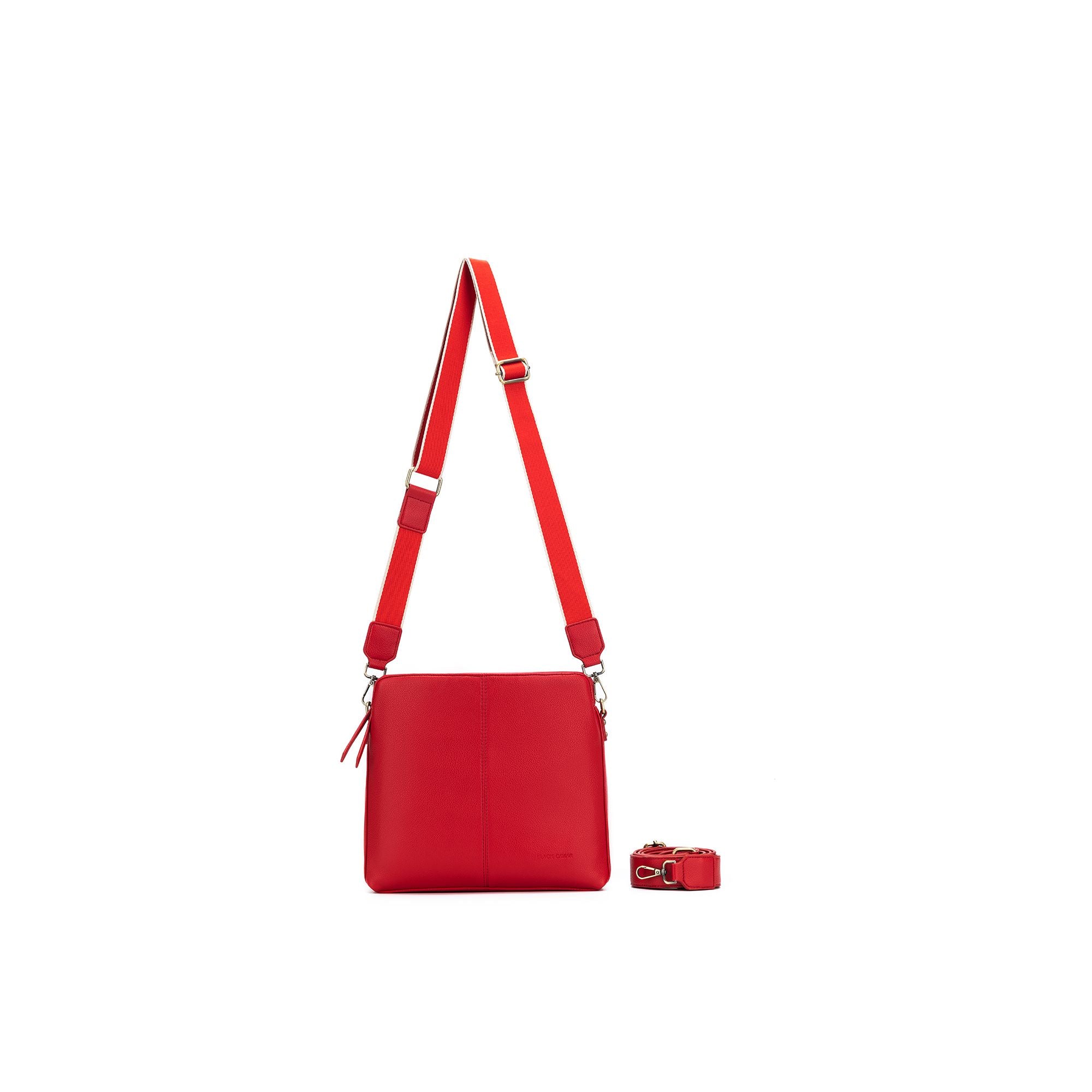 Paige Red Crossbody Bag