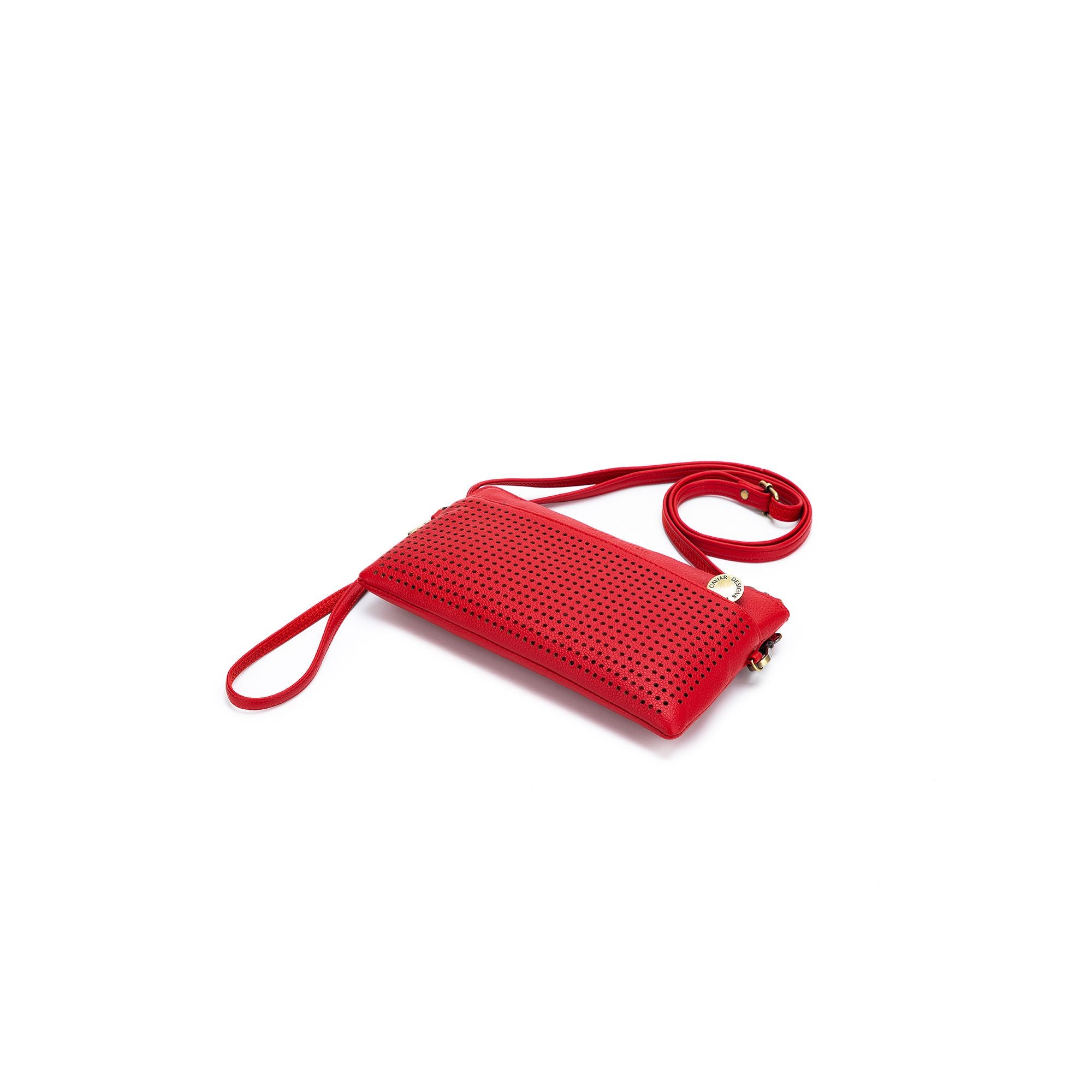 Nina Red Crossbody/Clutch